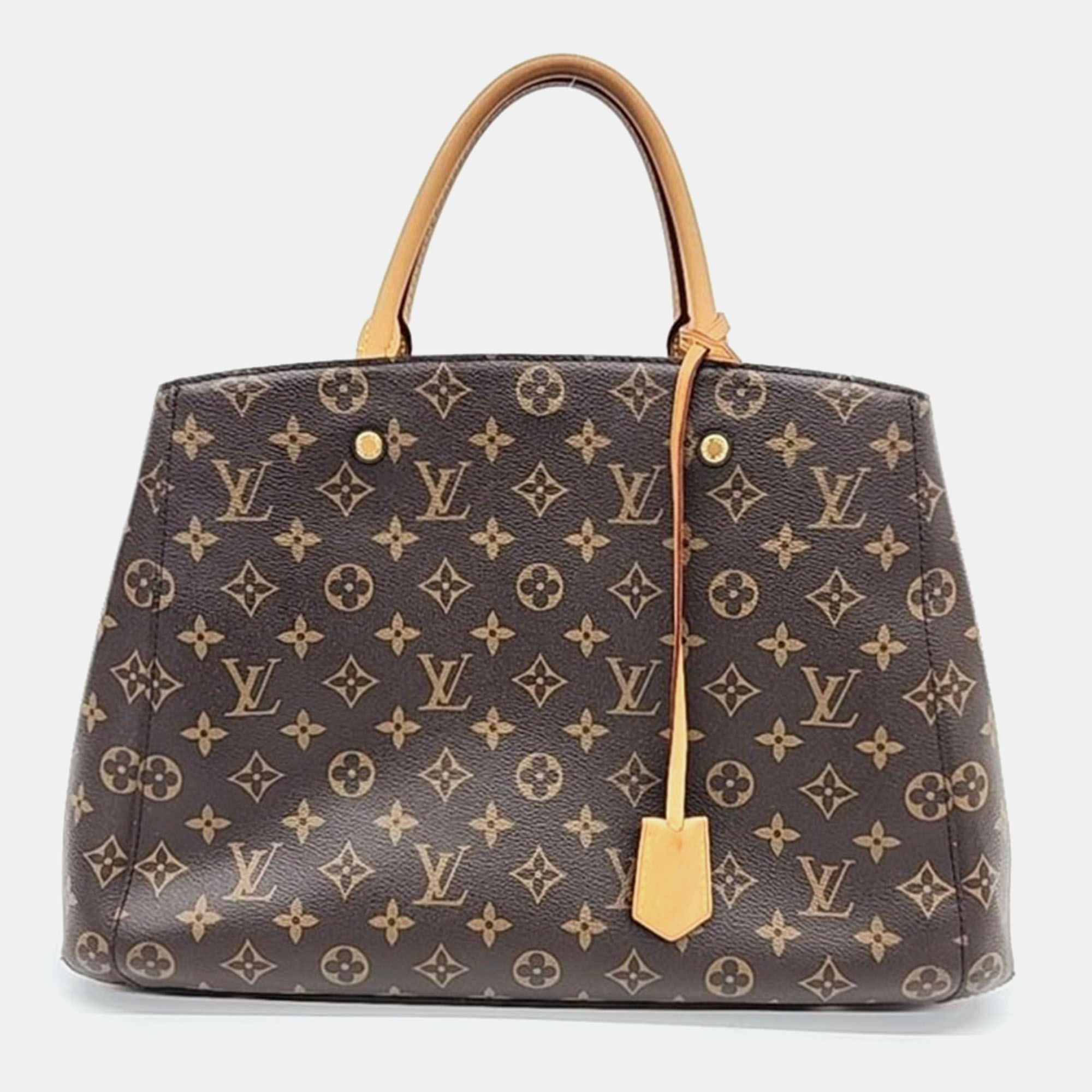 

Louis Vuitton Brown Monogram Canvas Montaigne GM Satchel Bag