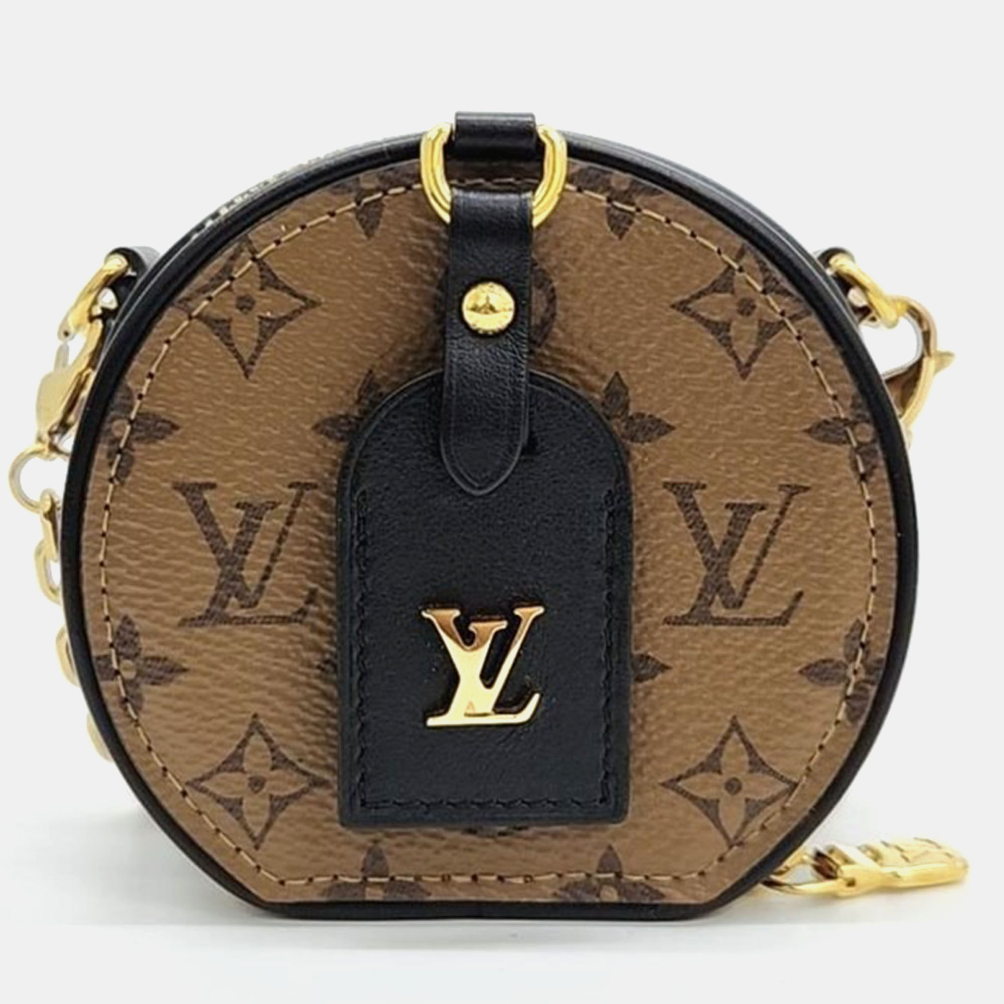 

Louis Vuitton Brown Monogram Canvas Petite Boite Chapeau Mini Shoulder Bag