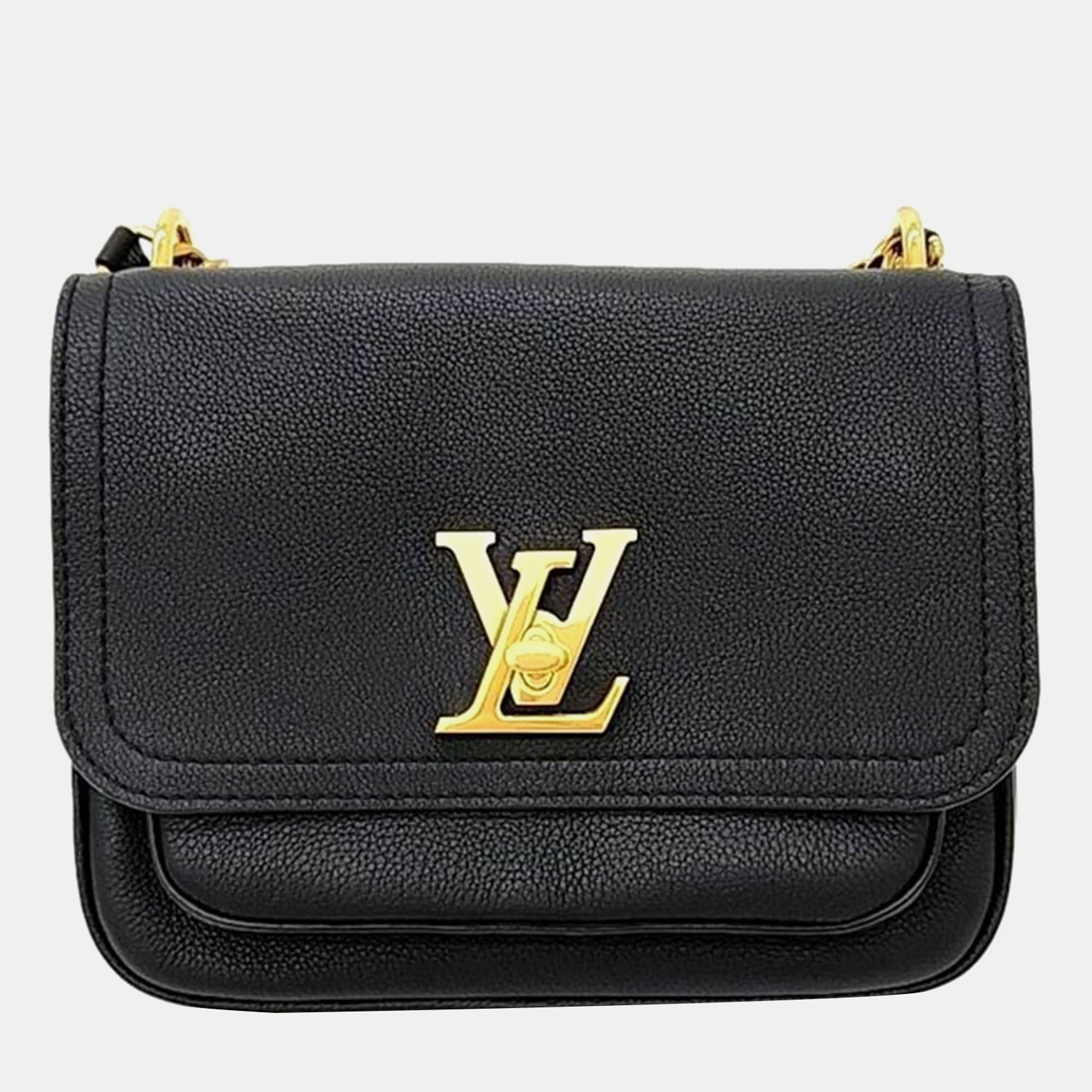 

Louis Vuitton Lock Me Chain PM Bag, Black