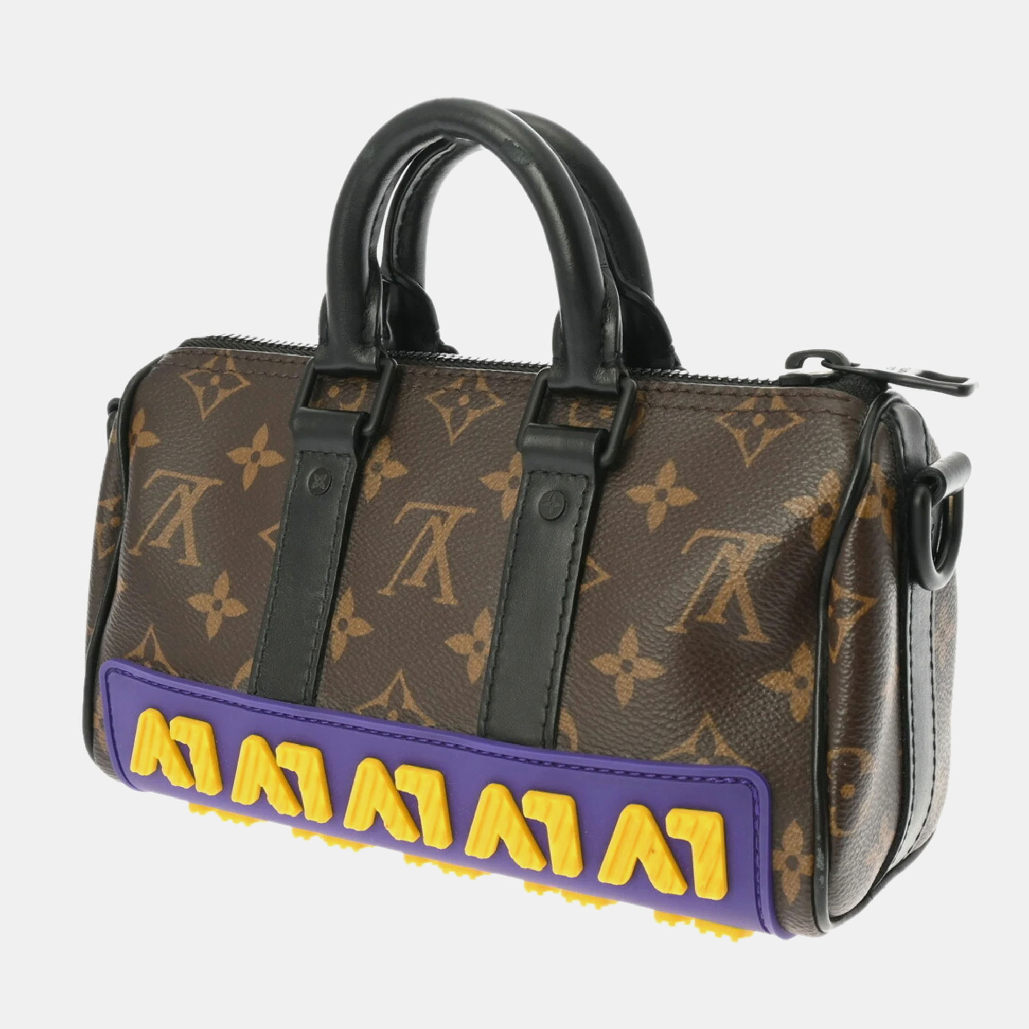 

Louis Vuitton Brown Monogram Canvas Rubber Keepall  Duffel Bag