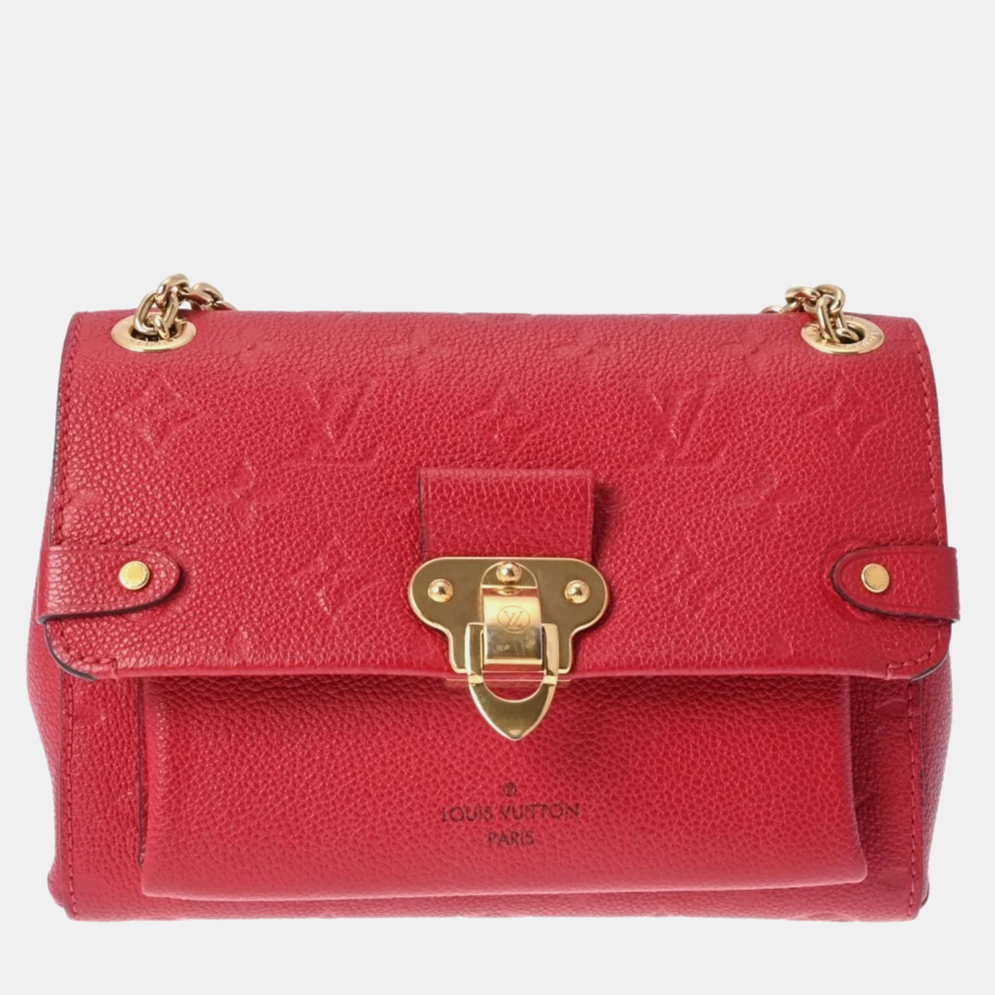 

Louis Vuitton Scarlet Monogram Empriente Leather Vavin BB Tote Bag, Red