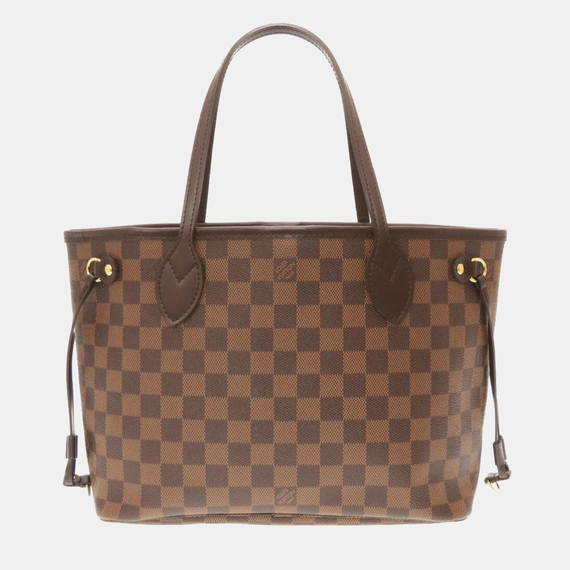 

Louis Vuitton Brown Damier Ebene Canvas Neverfull PM Tote Bag