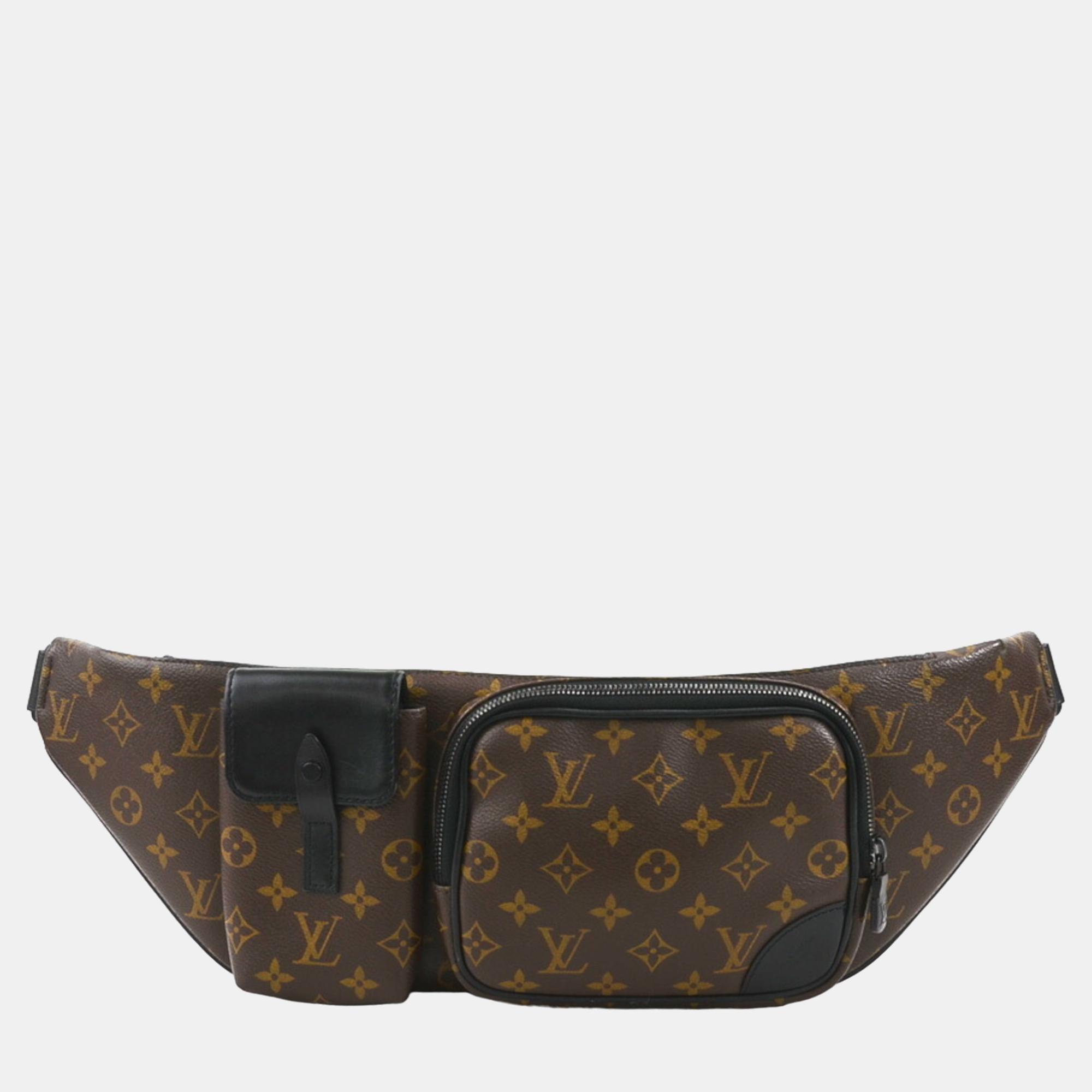 

Louis Vuitton Brown Monogram Macassar Christopher Bumbag