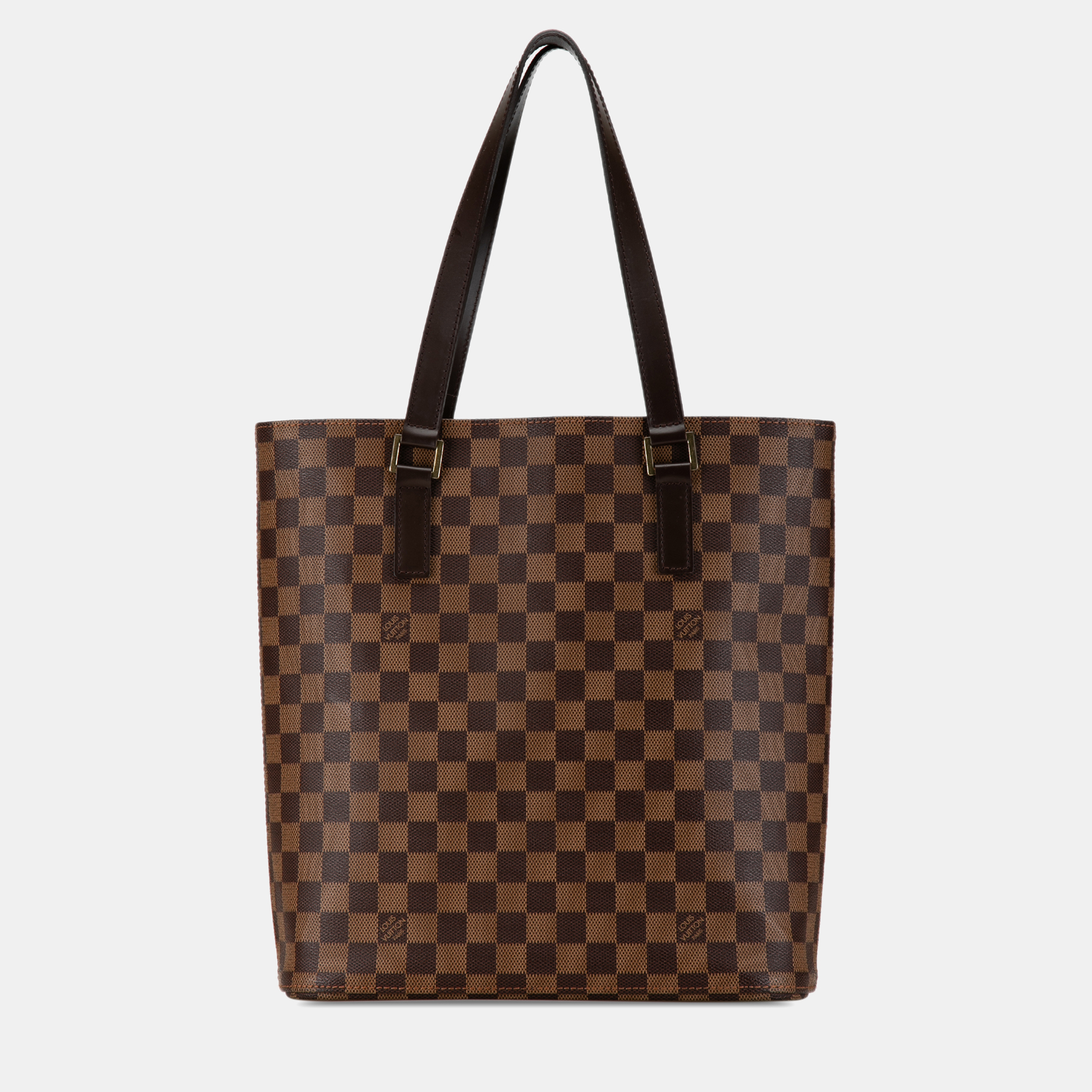 Pre-owned Louis Vuitton Damier Ebene Vavin Gm In Brown