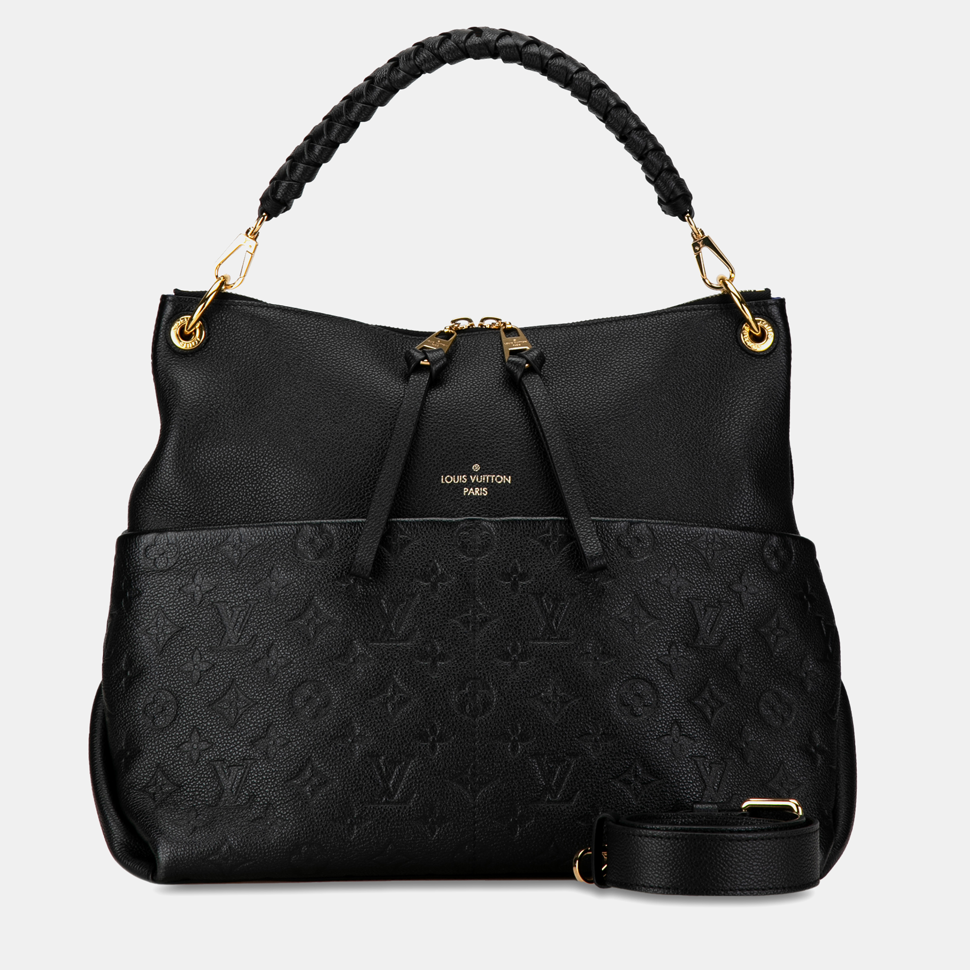 

Louis Vuitton Monogram Empreinte Maida Hobo, Black