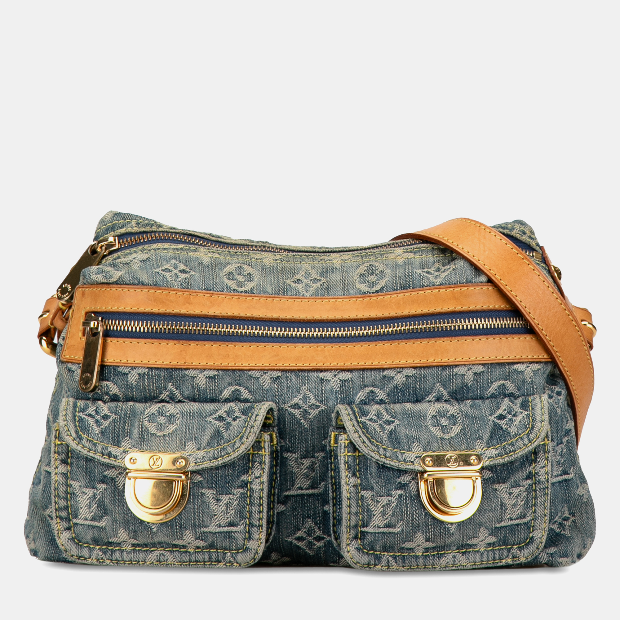 

Louis Vuitton Monogram Denim Baggy PM, Blue