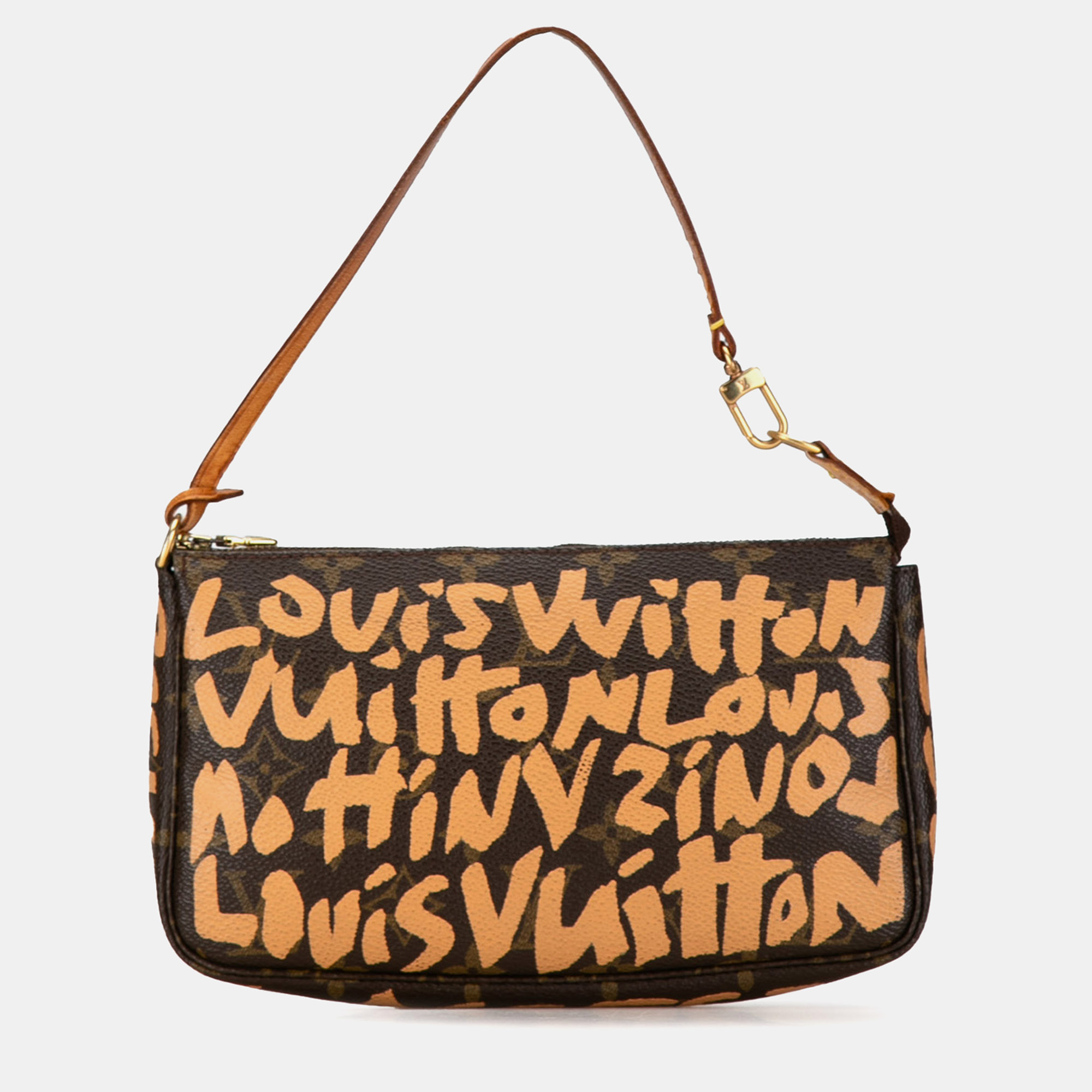 

Louis Vuitton x Stephen Sprouse Monogram Graffiti Pochette Accessoires, Brown