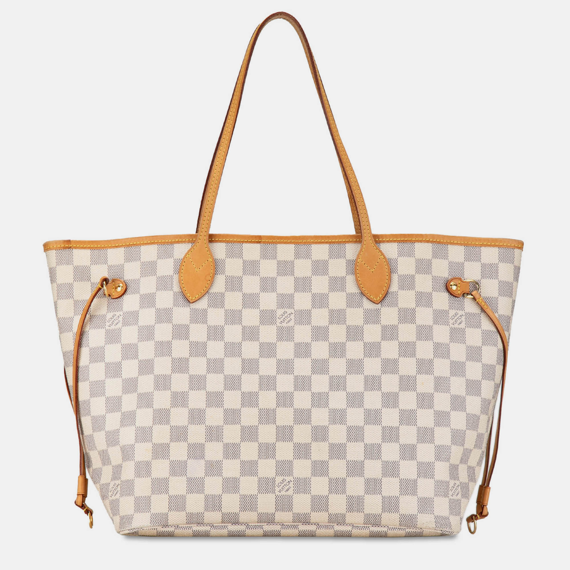 

Louis Vuitton Damier Azur Neverfull MM, White