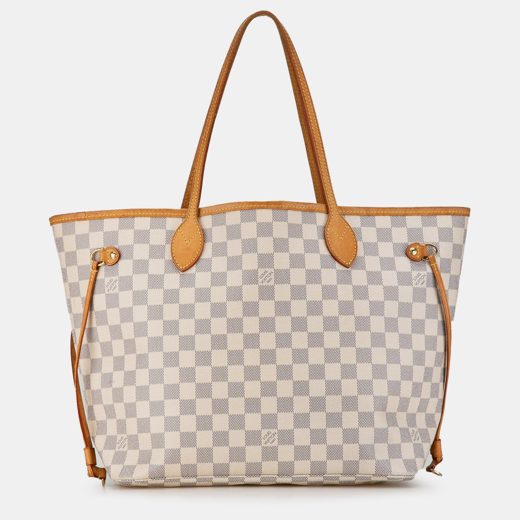 

Louis Vuitton Damier Azur Neverfull MM, White