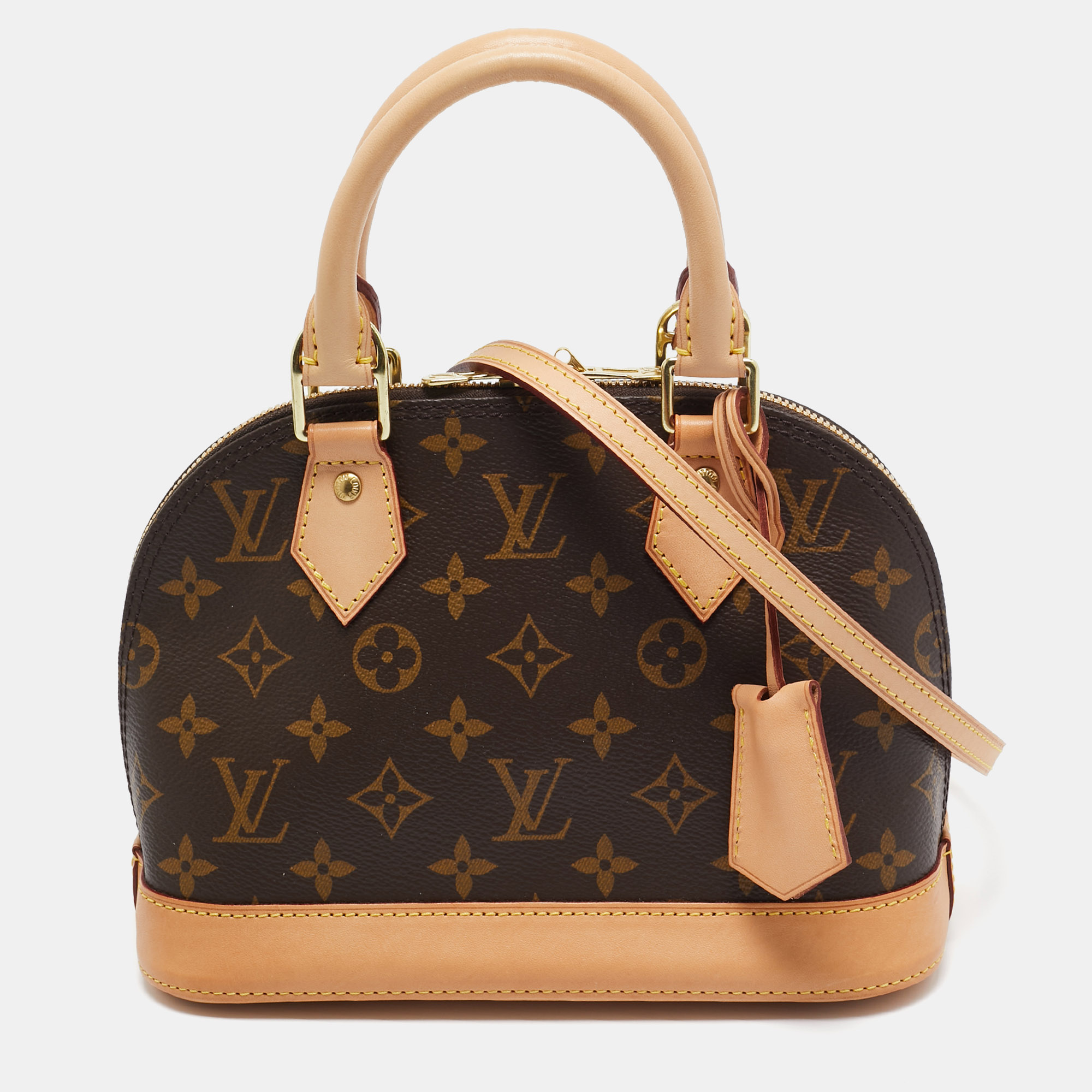 

Louis Vuitton Monogram Canvas Alma BB Bag, Brown