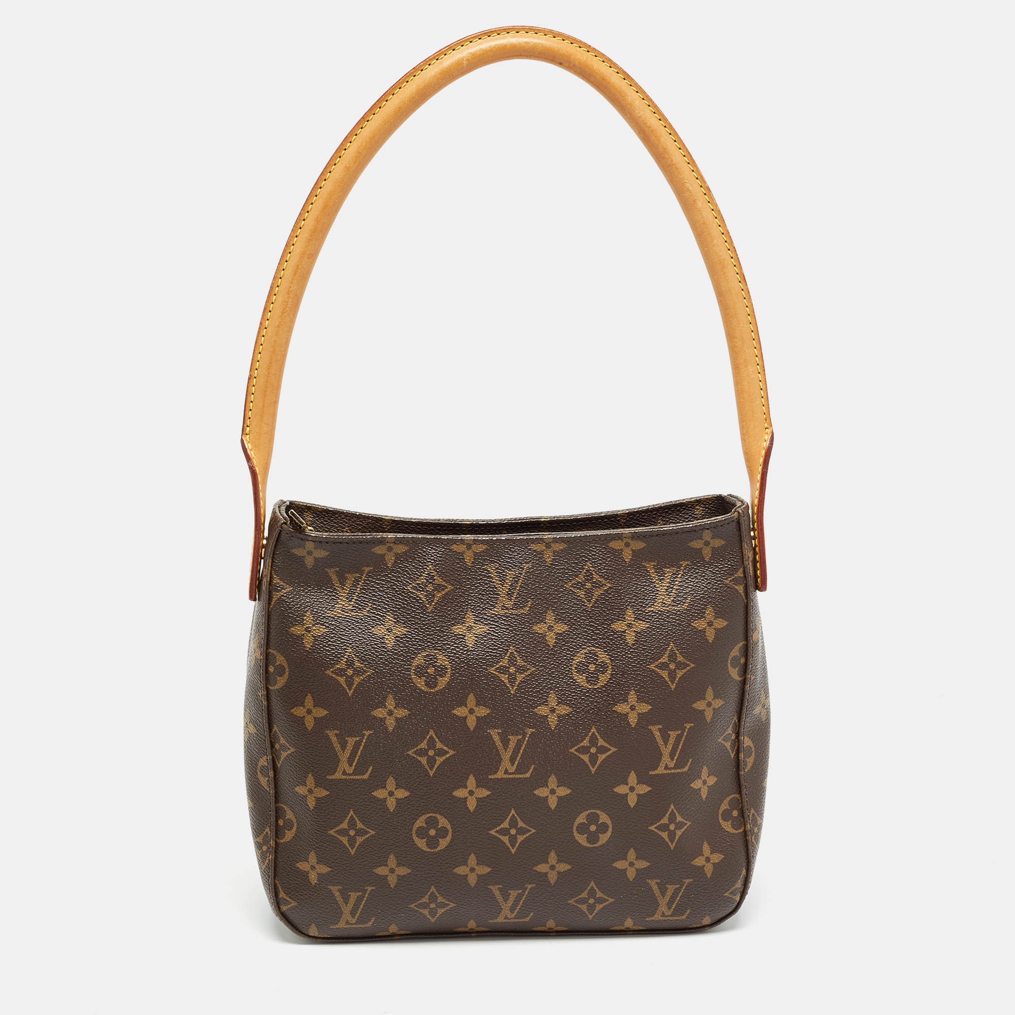 

Louis Vuitton Monogram Canvas Looping MM Bag, Brown