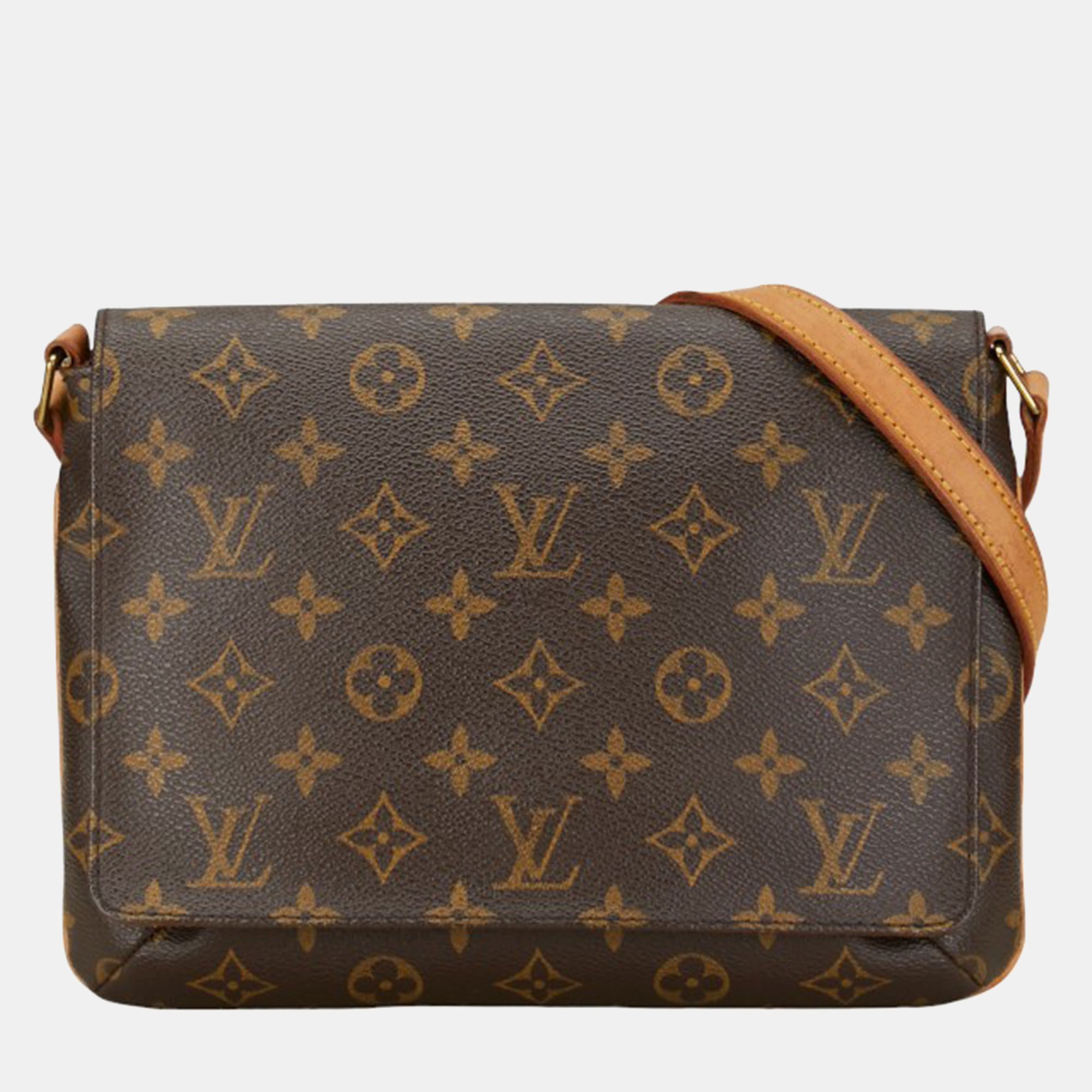 

Louis Vuitton Brown Canvas Musette Tango Shoulder Bags