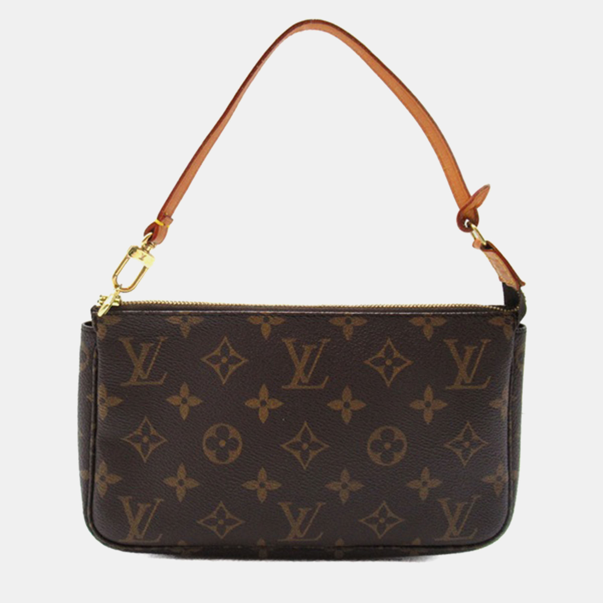 

Louis Vuitton Brown Canvas Pochette Accessoires Clutches