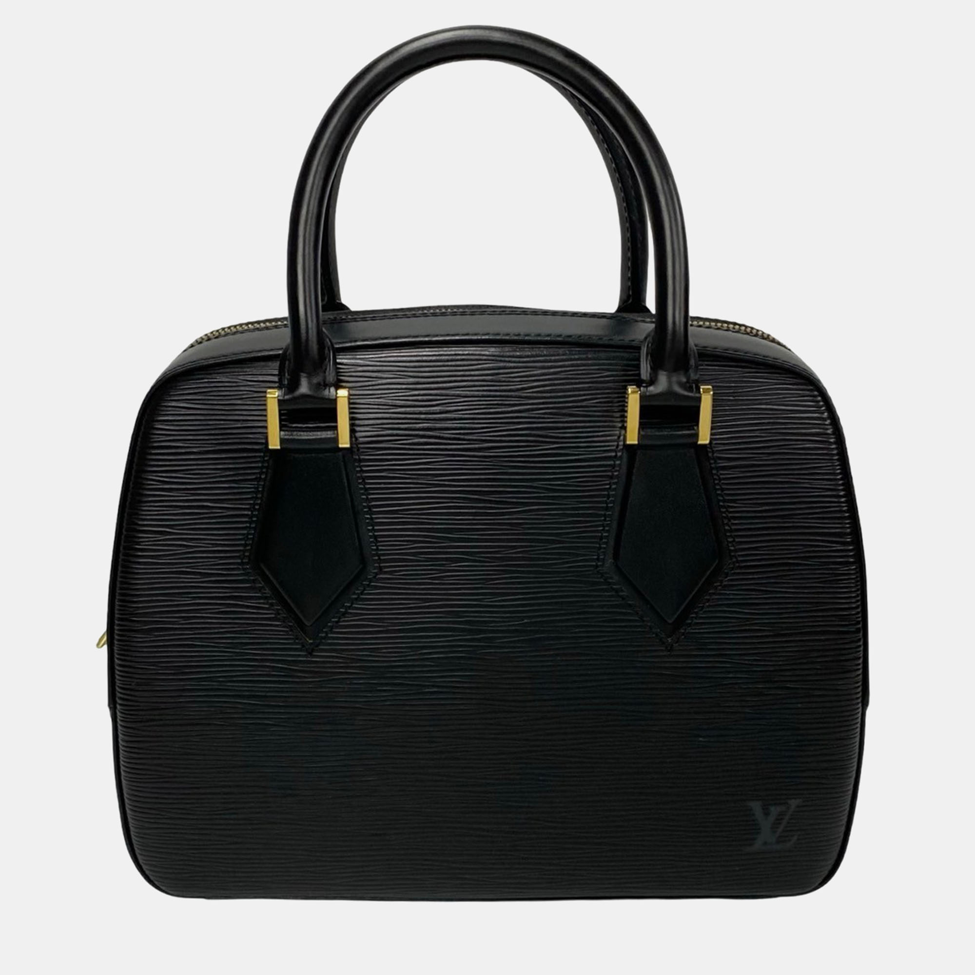 

Louis Vuitton Black Epi Leather Sablon Satchel