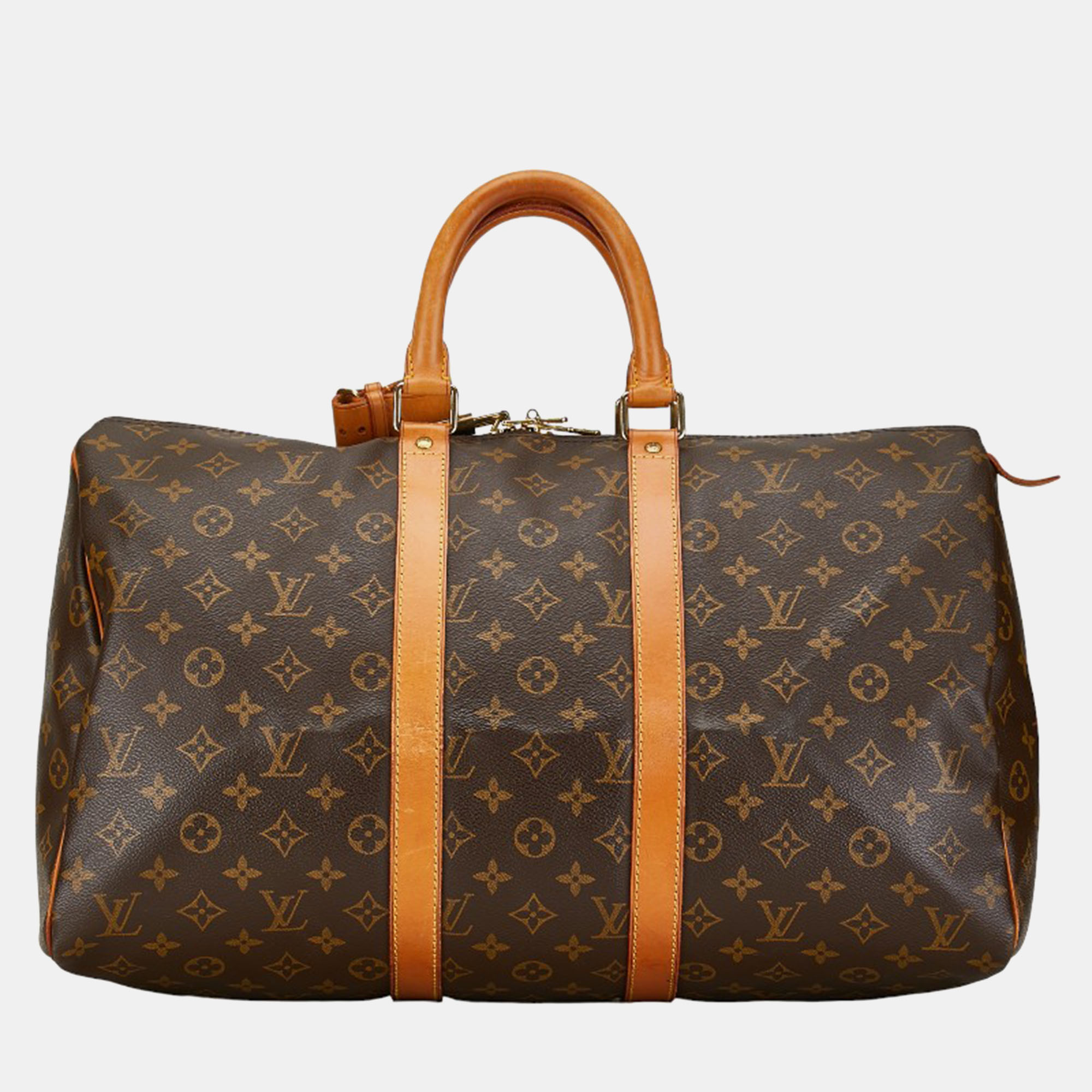 

Louis Vuitton Brown Monogram Canvas Keepall 45 Duffel Bag