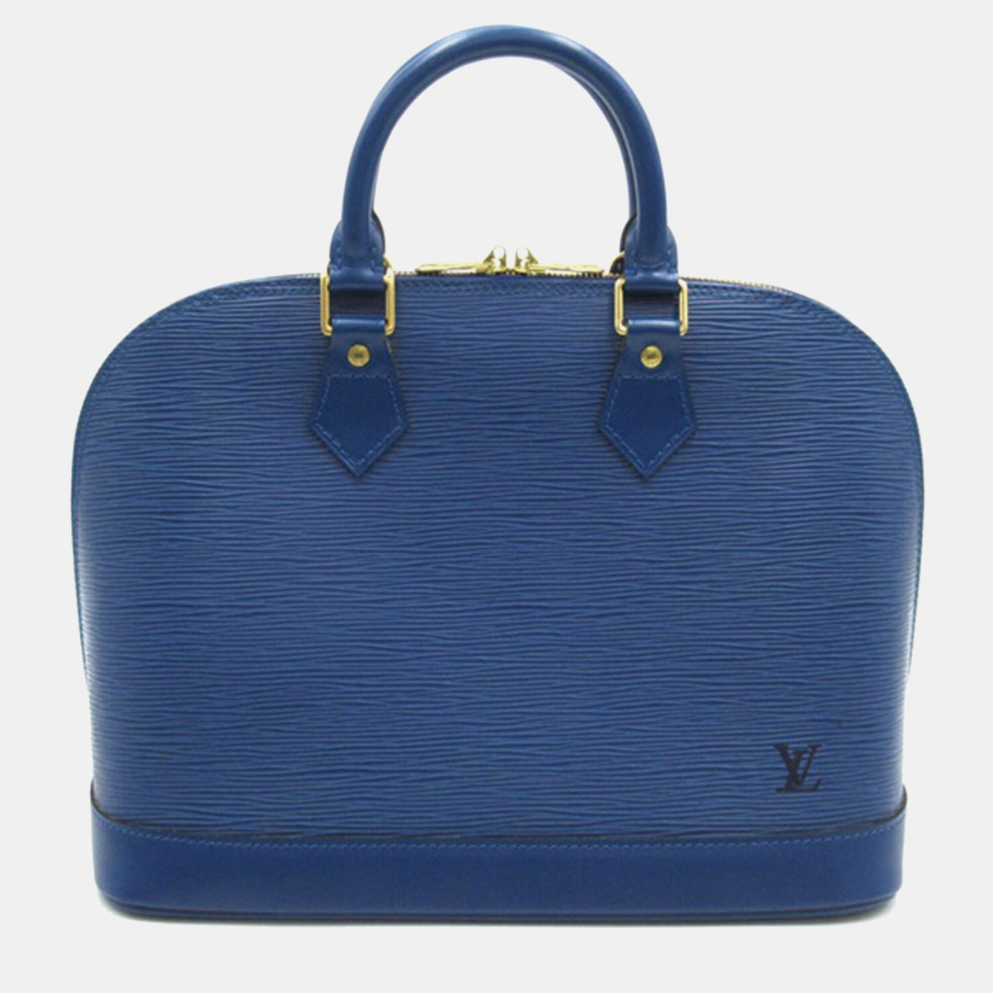 

Louis Vuitton Blue Epi Leather Alma PM Satchel