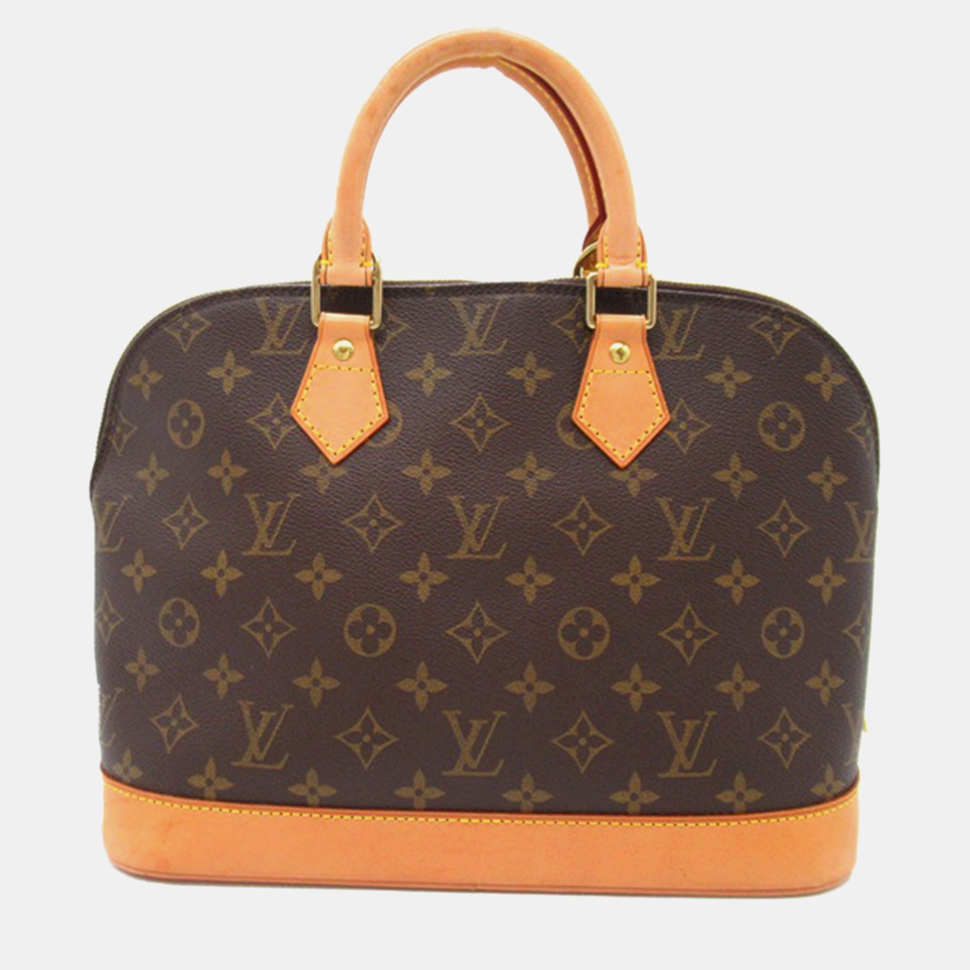 

Louis Vuitton Brown Monogram Canvas Alma PM Satchel Bag