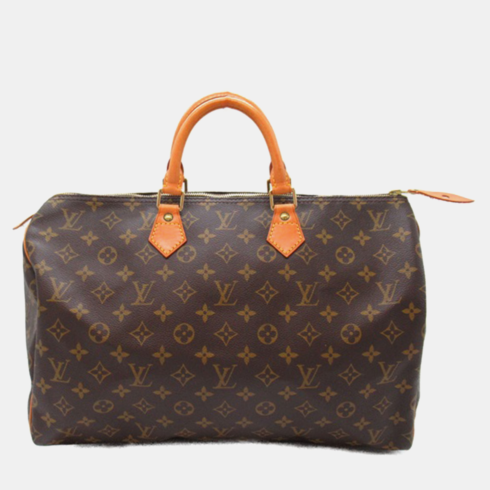 

Louis Vuitton Brown Monogram Canvas Speedy 40 Satchel