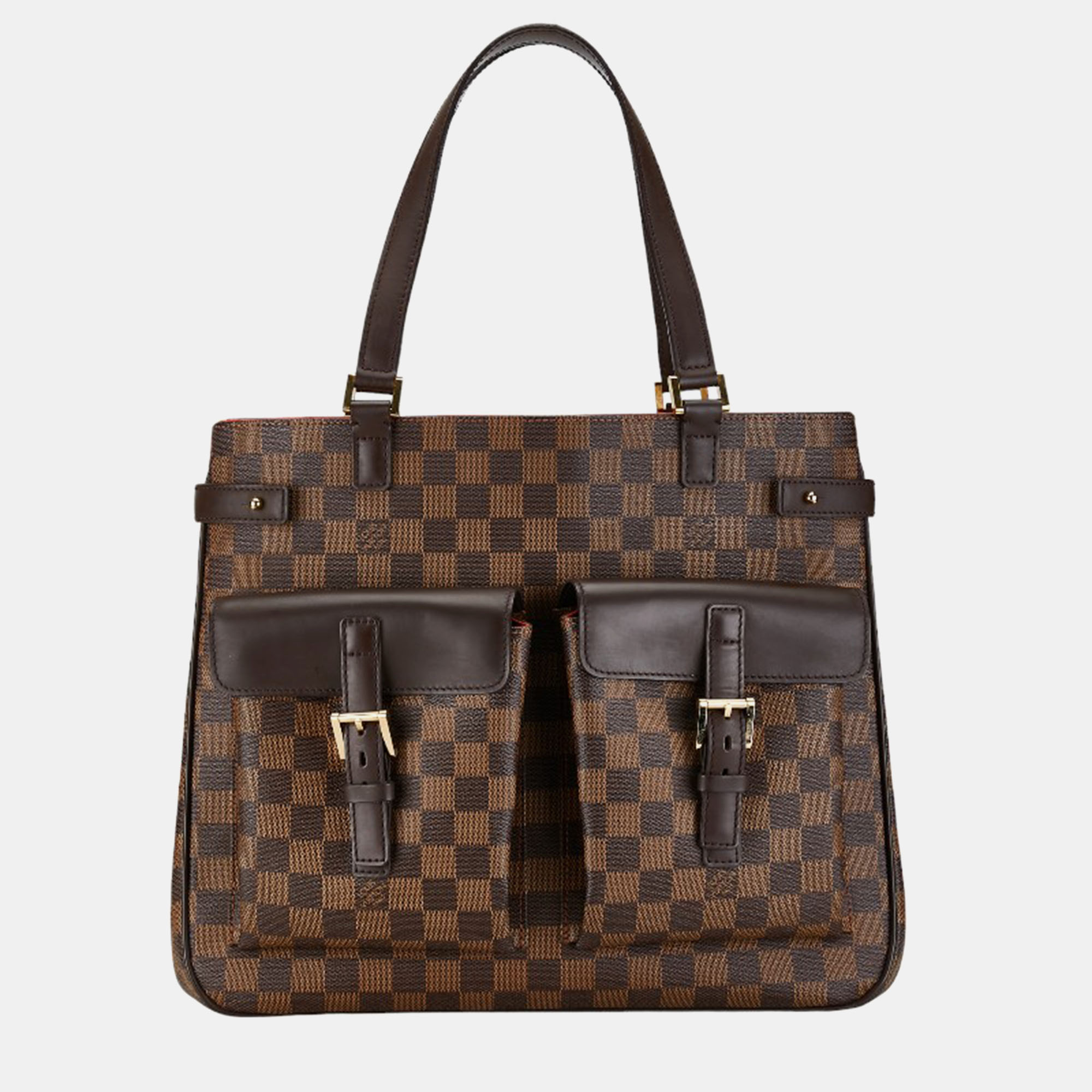 

Louis Vuitton Brown Damier Ebene Canvas Uzes Tote Bag
