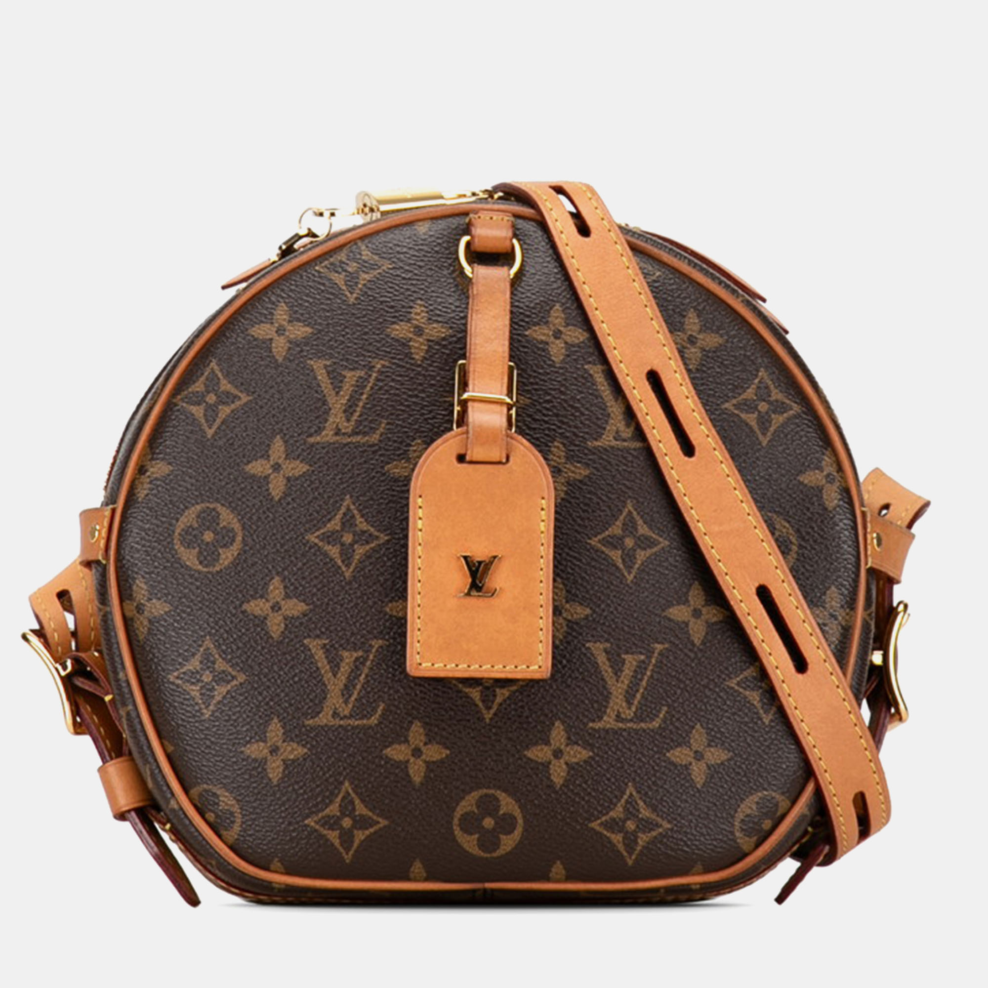 

Louis Vuitton Brown Canvas Boite Chapeau Souple Shoulder Bag