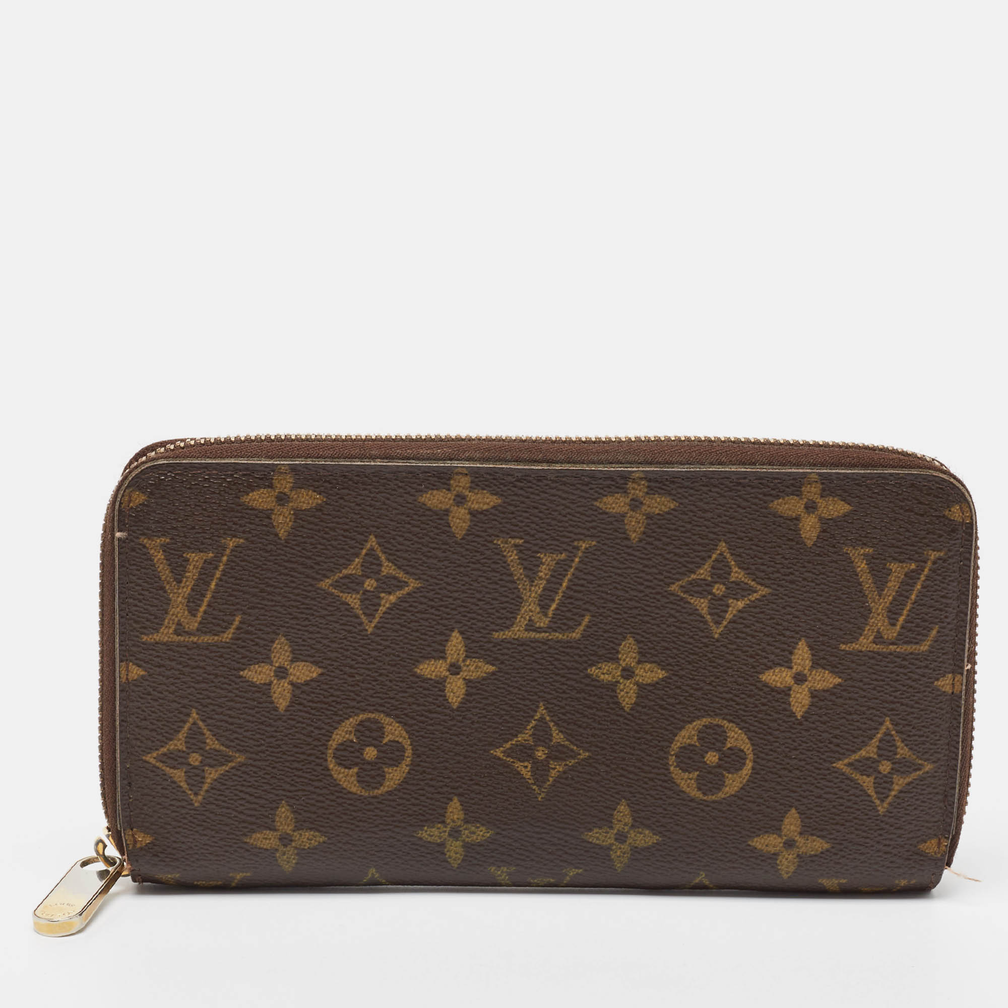 

Louis Vuitton Monogram Canvas Zippy Wallet, Brown