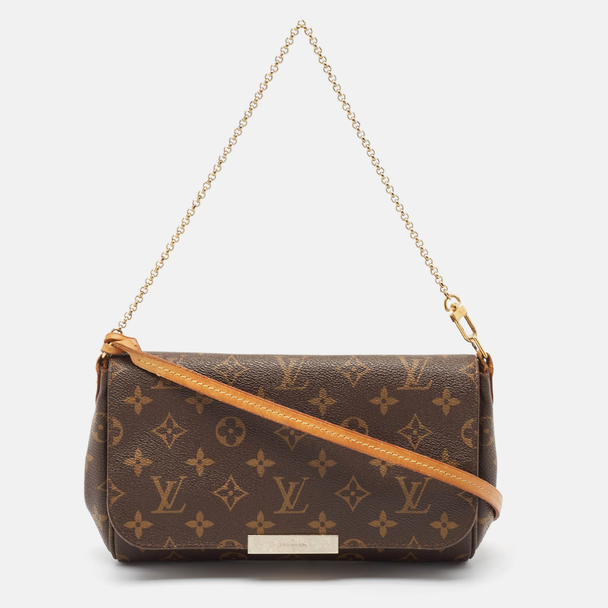 

Louis Vuitton Monogram Canvas Favorite MM Bag, Brown