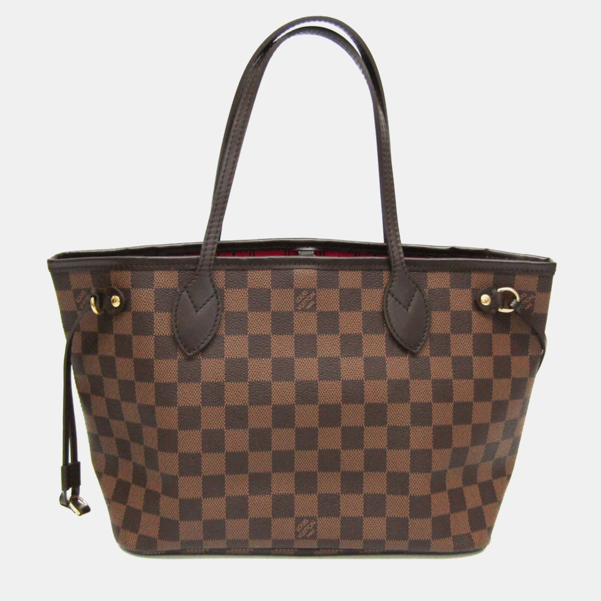 Pre-owned Louis Vuitton Brown Damier Ebene Canvas Neverfull Pm Tote Bag