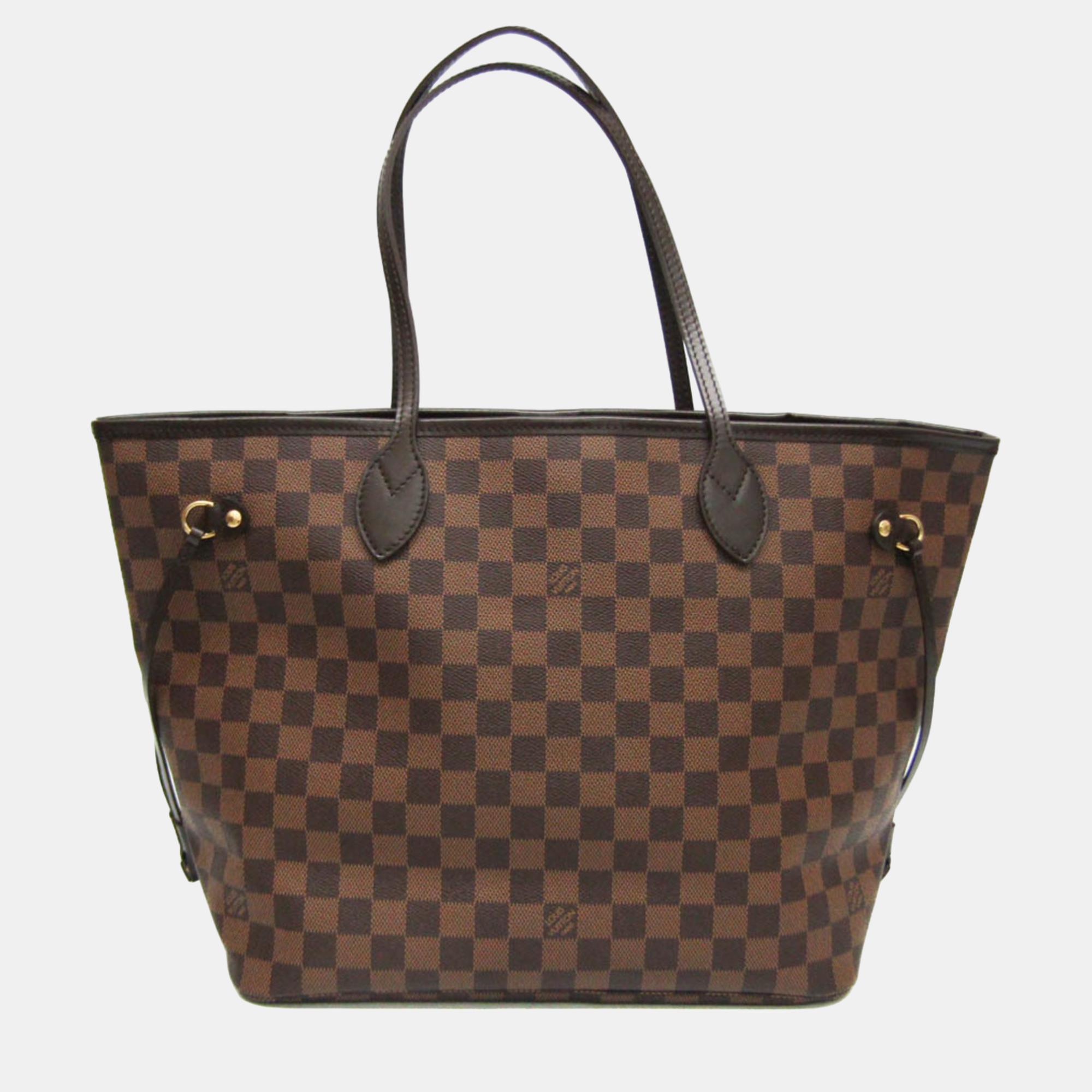 

Louis Vuitton Brown Canvas  Neverfull Totes