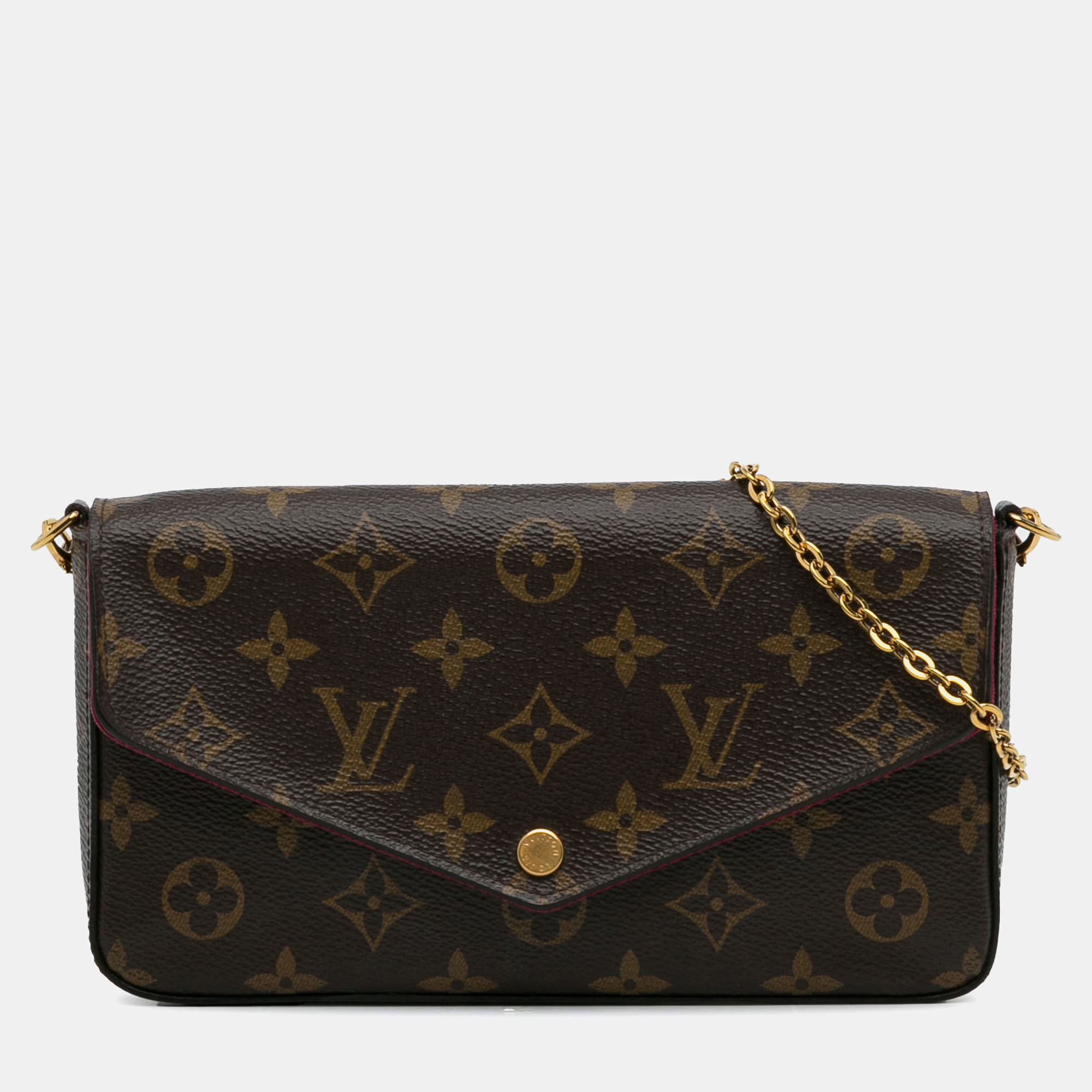 

Louis Vuitton Monogram Pochette Felicie, Brown