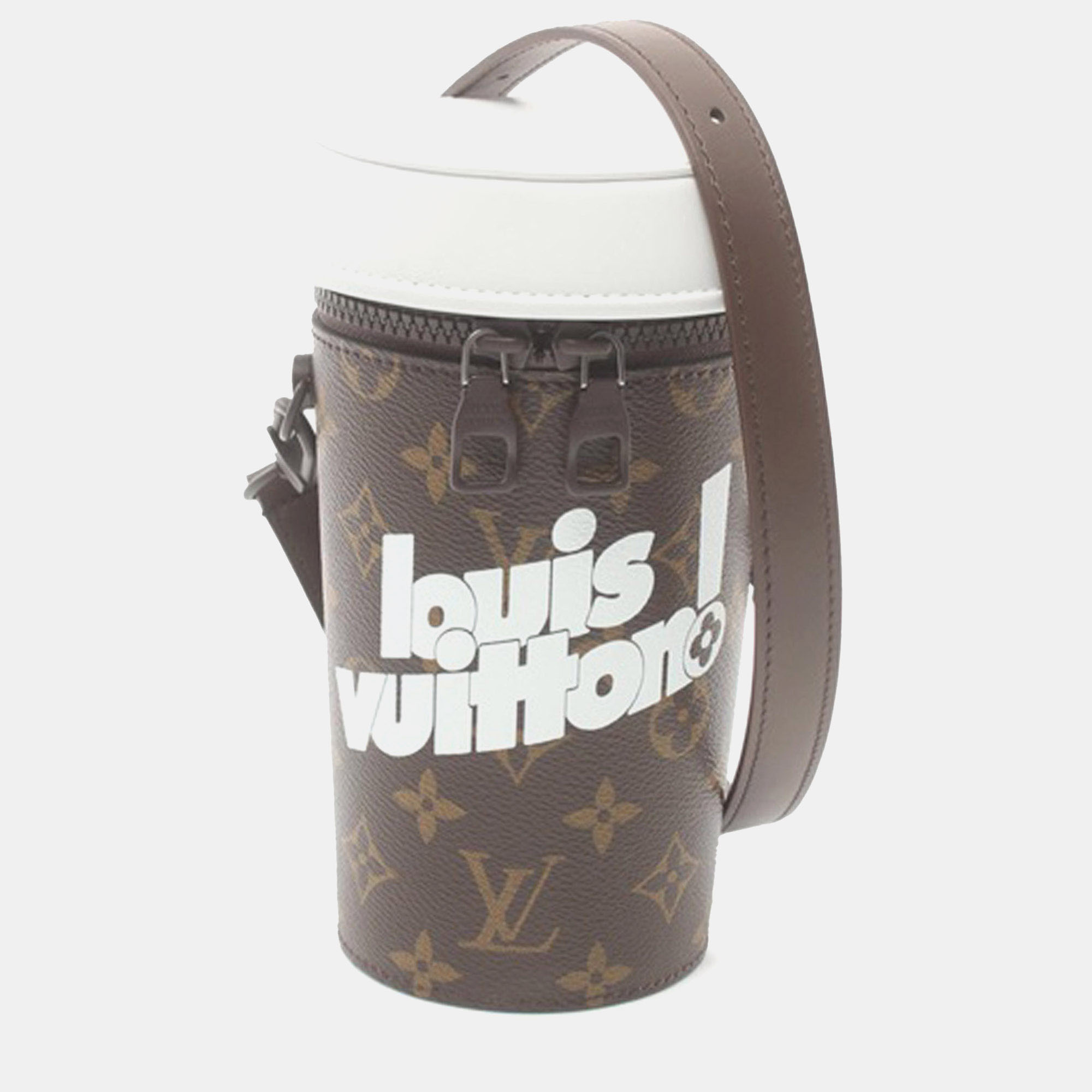 

Louis Vuitton Monogram Coffee Cup Pouch, Brown