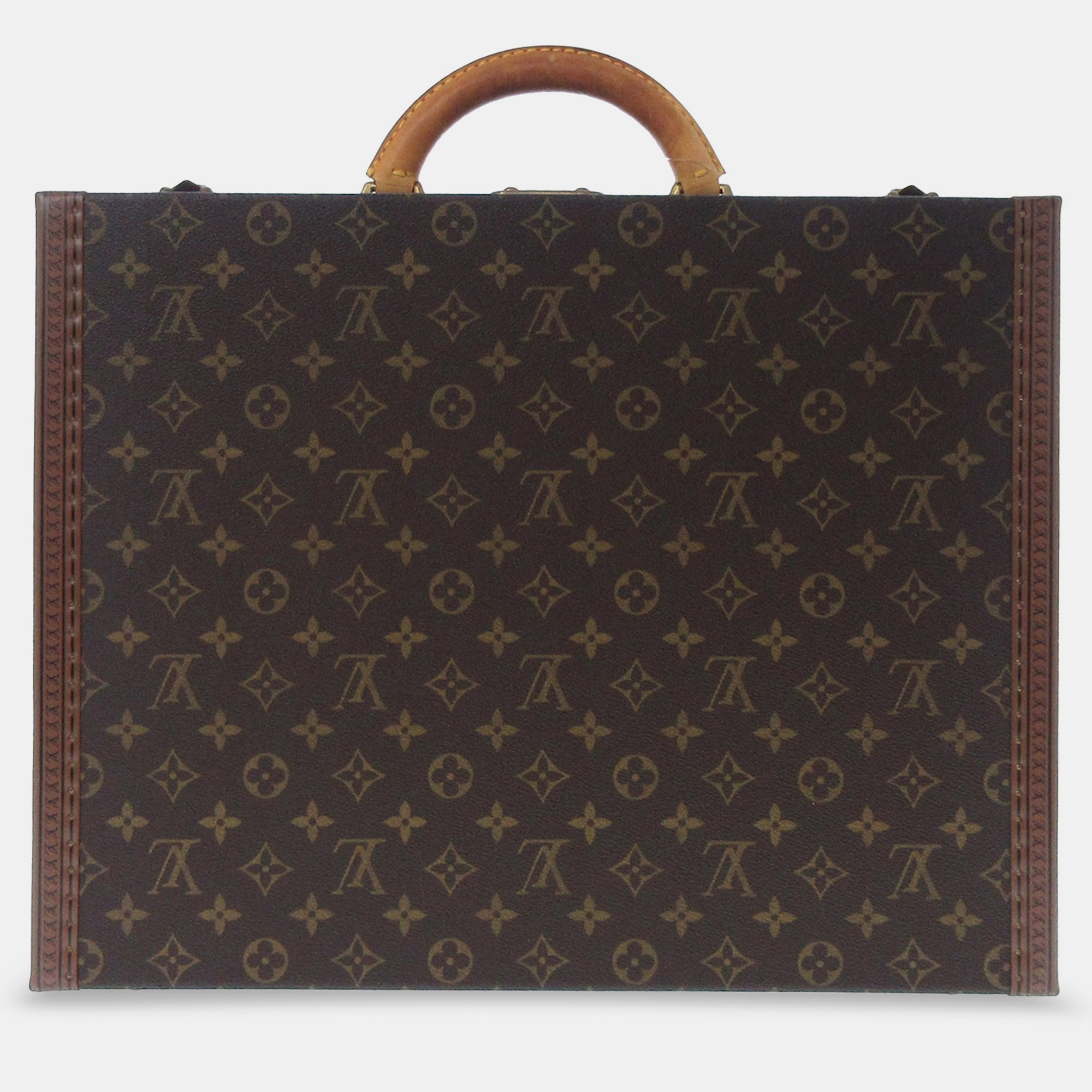 

Louis Vuitton Monogram Super President Trunk Bag, Brown