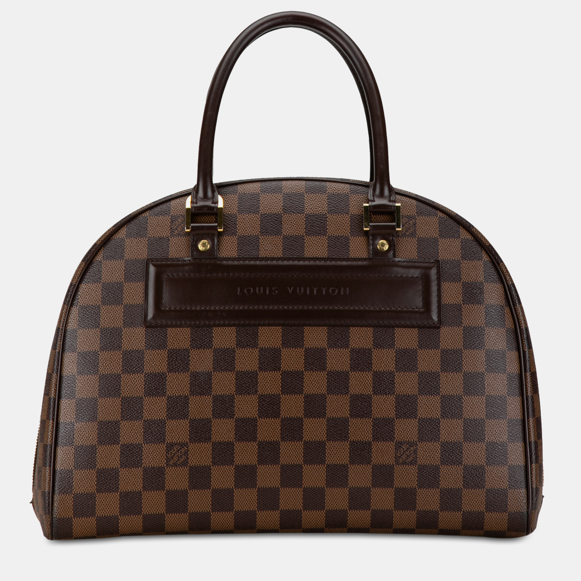 Pre-owned Louis Vuitton Damier Ebene Nolita In Brown