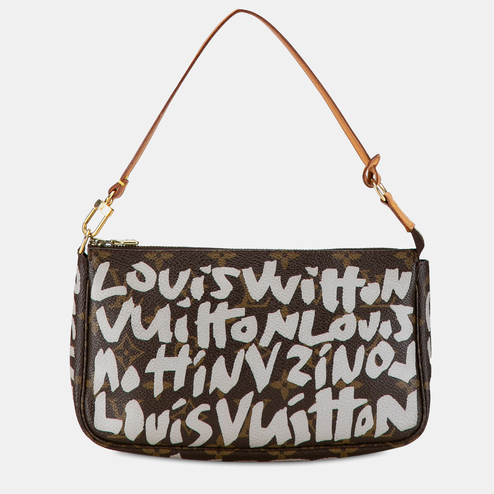 

Louis Vuitton x Stephen Sprouse Monogram Graffiti Pochette Accessoires, Brown