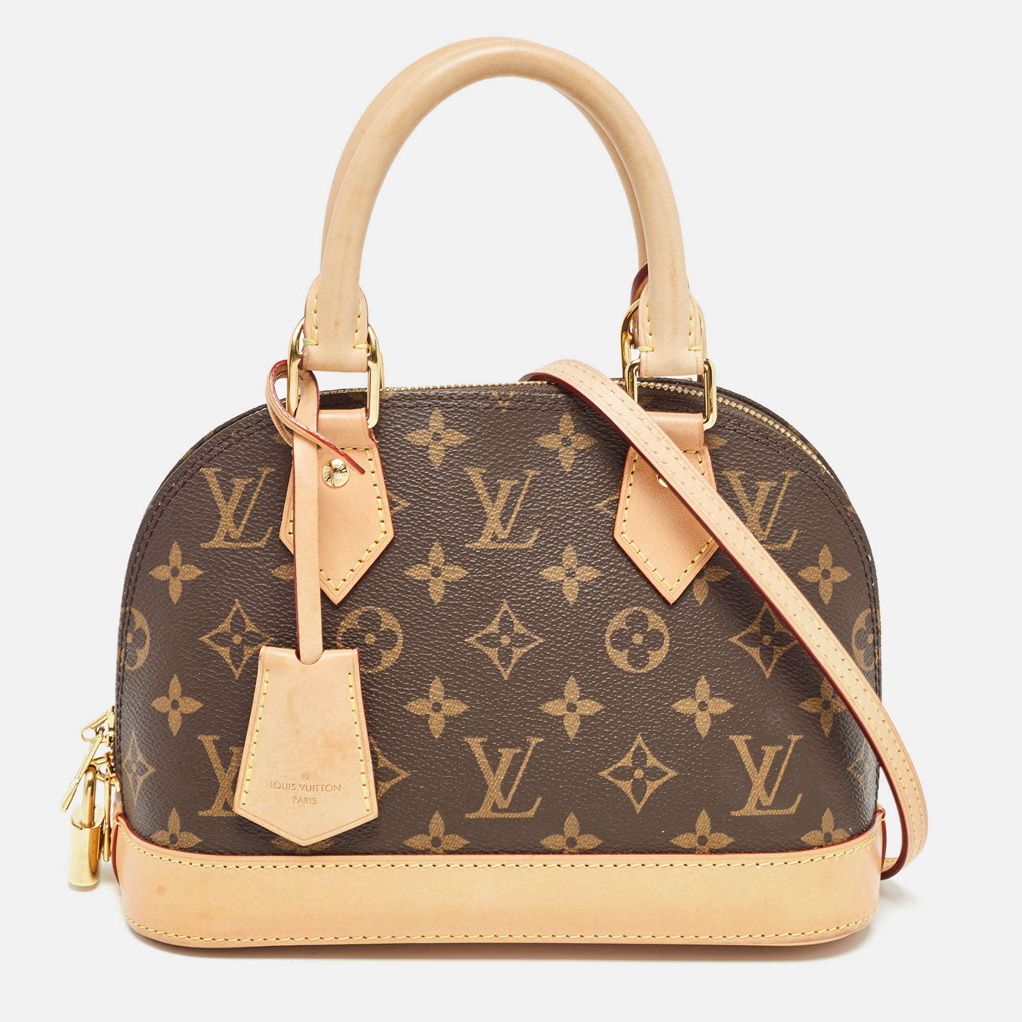 

Louis Vuitton Monogram Canvas Alma BB Bag, Brown