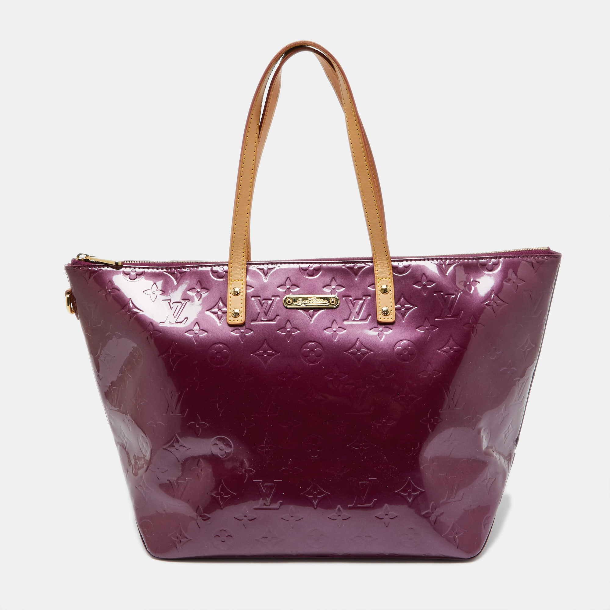 

Louis Vuitton Violette Monogram Vernis Bellevue GM Bag, Purple