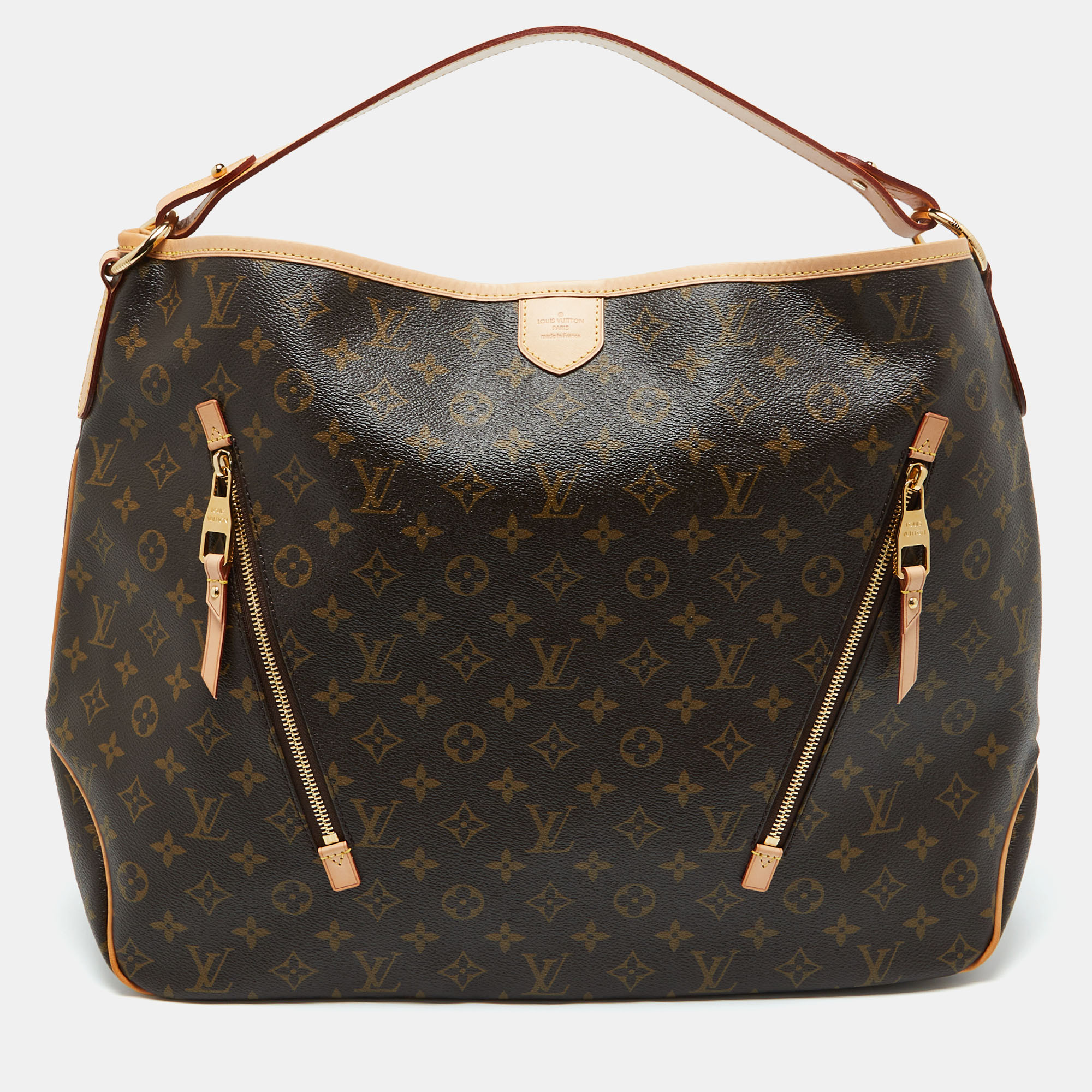 

Louis Vuitton Monogram Coated Canvas Delightful GM Bag, Brown