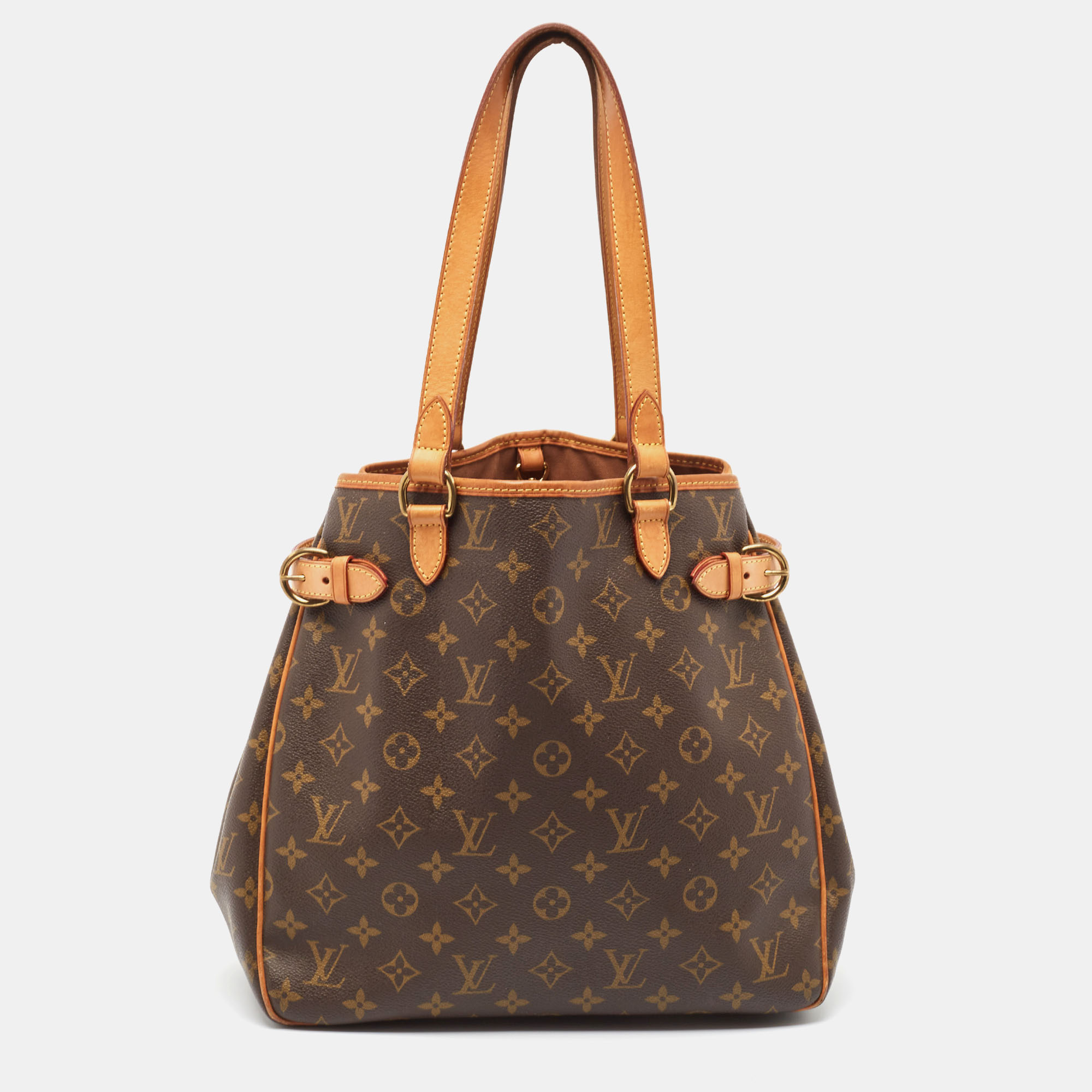 

Louis Vuitton Monogram Canvas Batignolles Vertical Bag, Brown