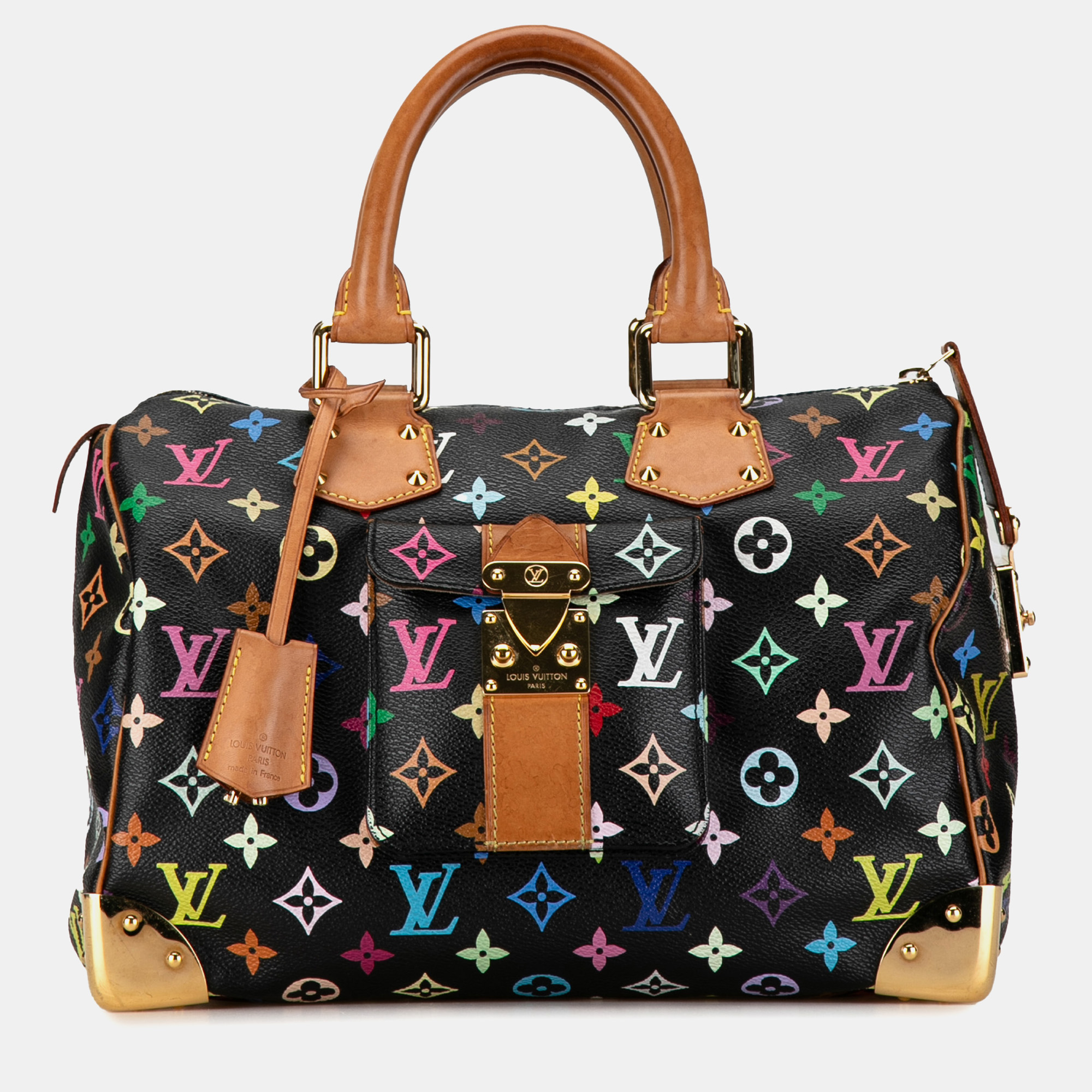 

Louis Vuitton Monogram Multicolore Speedy 30, Black