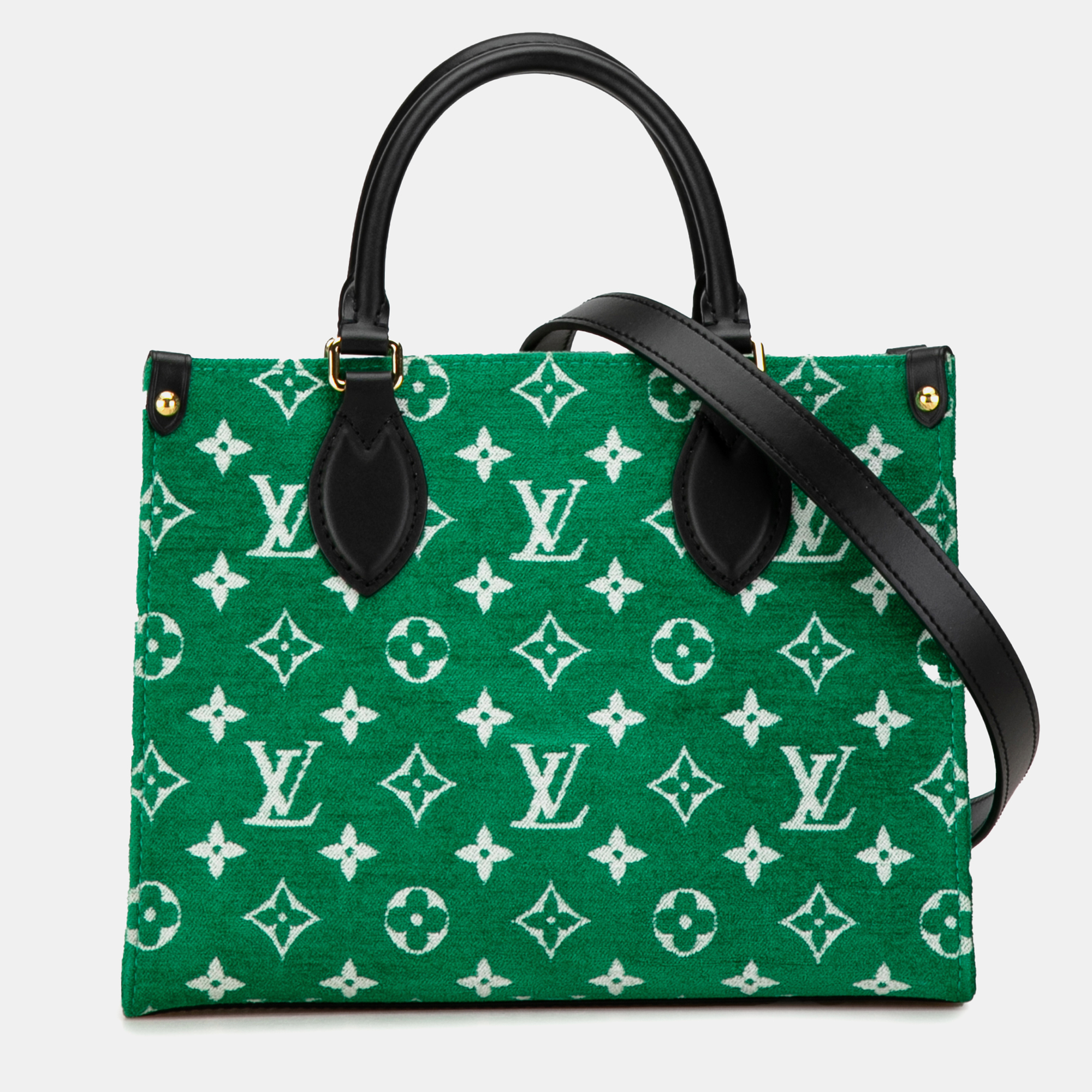 

Louis Vuitton LV Match Monogram Jacquard Velvet OnTheGo PM, Green