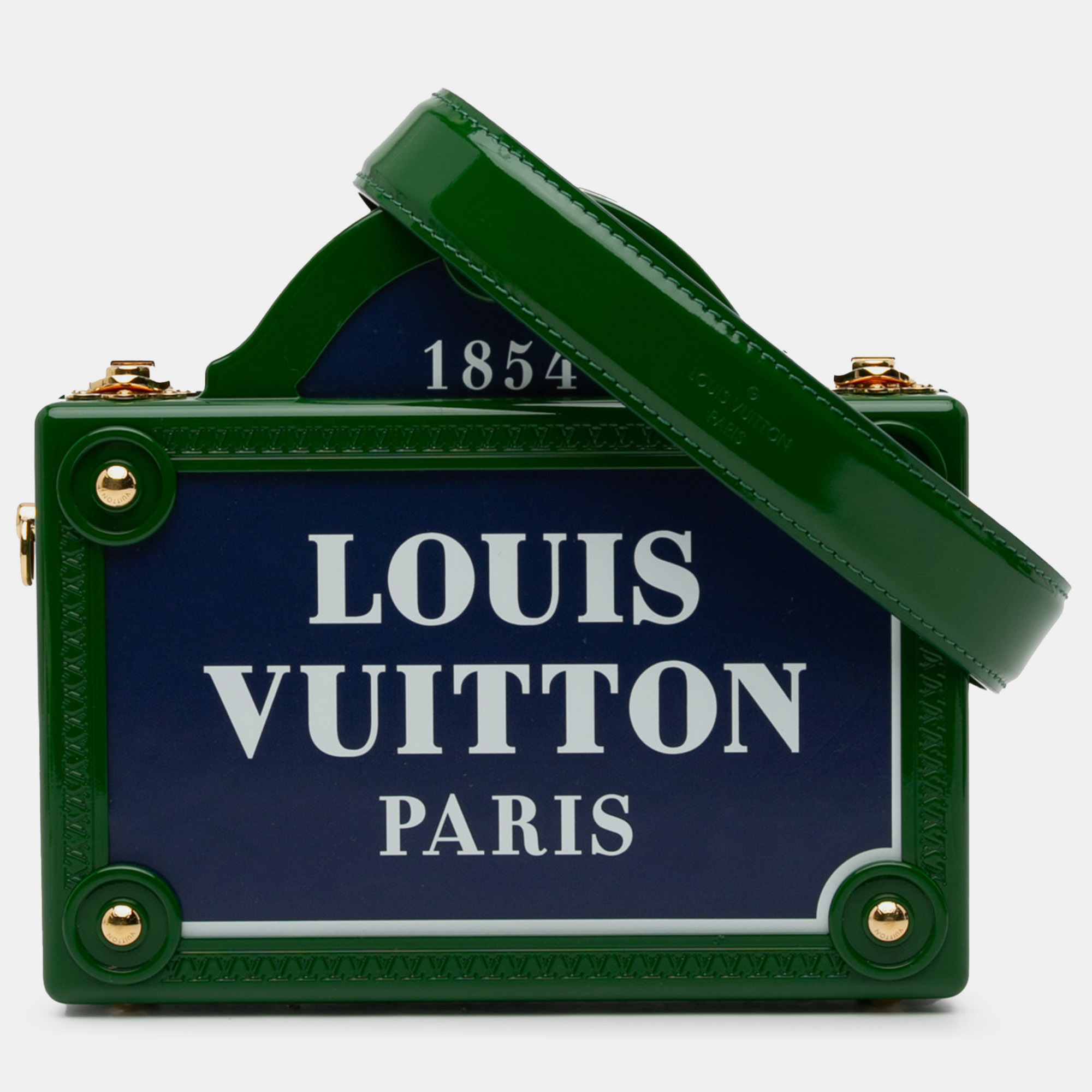 

Louis Vuitton Logo Trunk Petite Malle, Green