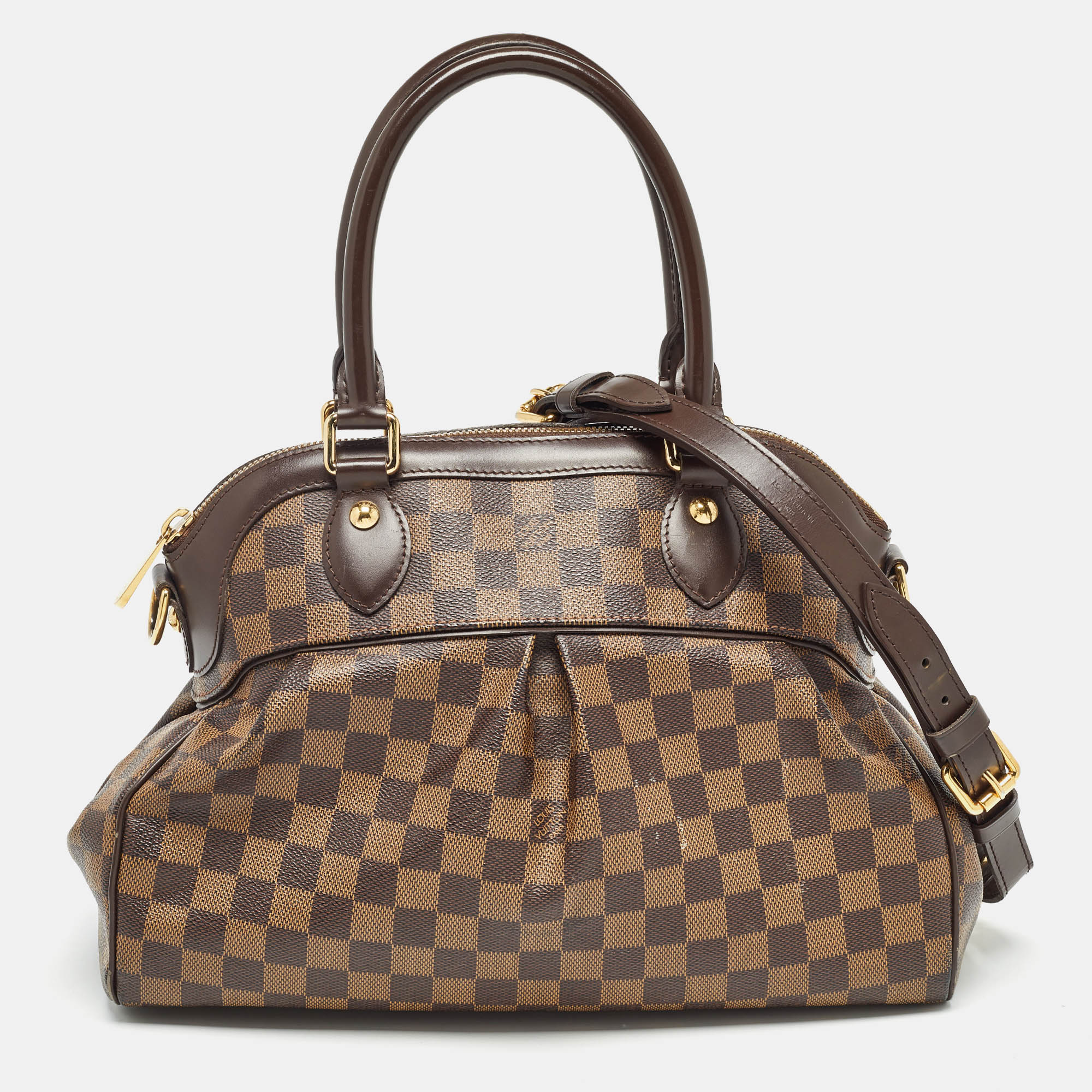 

Louis Vuitton Damier Ebene Canvas Trevi PM Bag, Brown