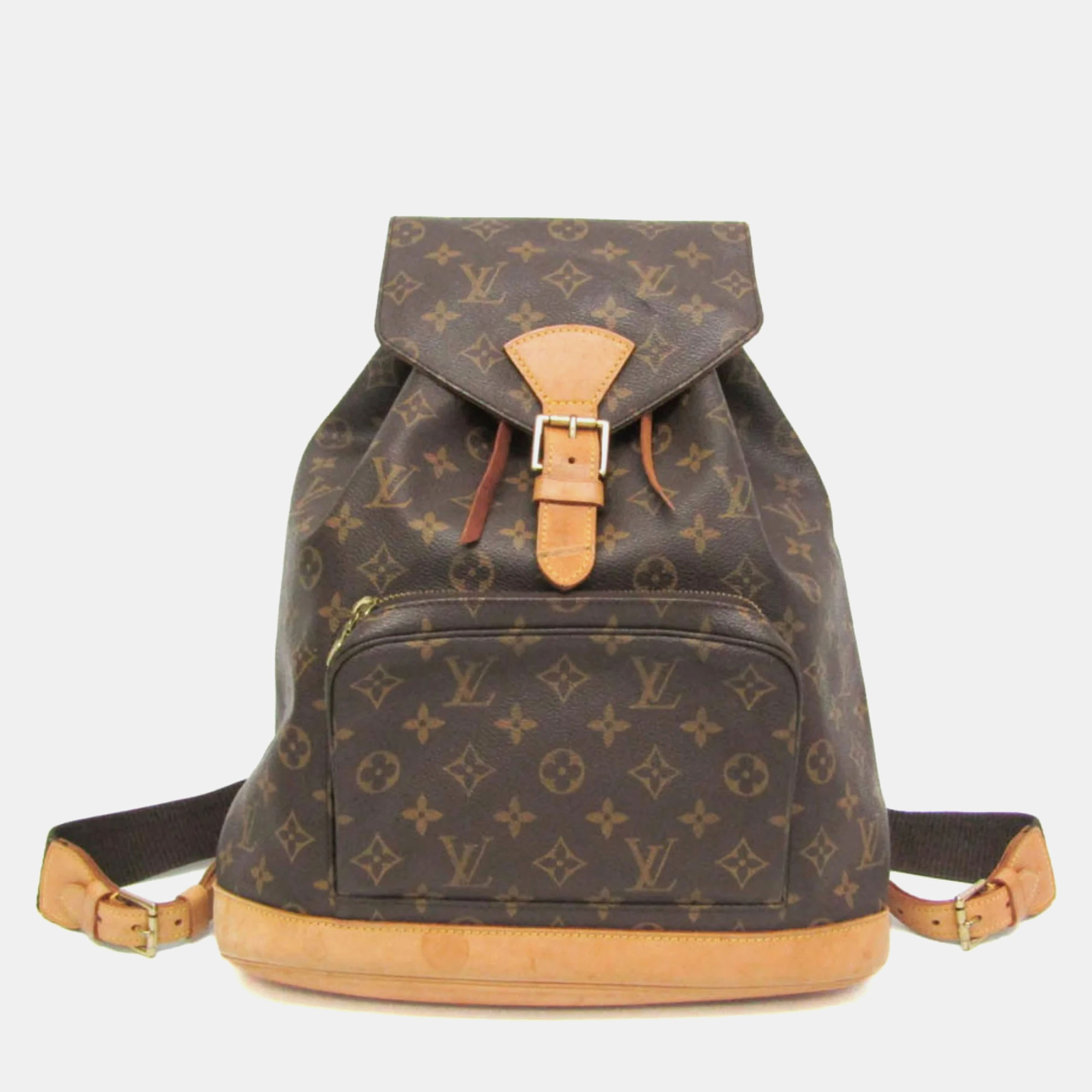 

Louis Vuitton Brown Canvas Montsouris GM Backpack