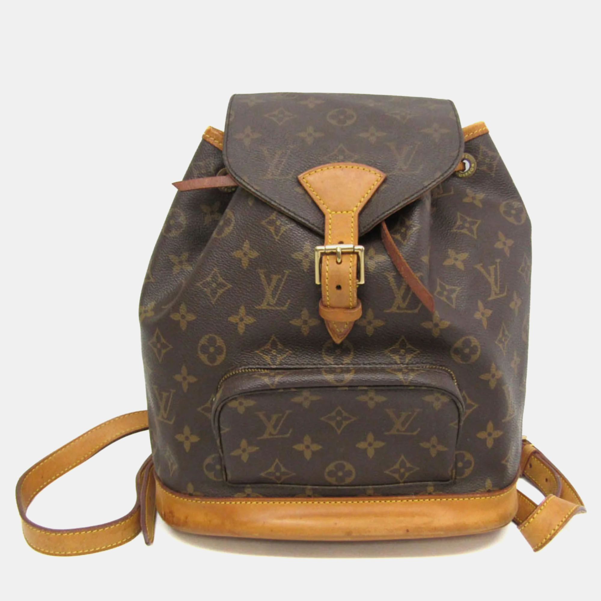 

Louis Vuitton Brown Canvas MM Montsouris Backpack