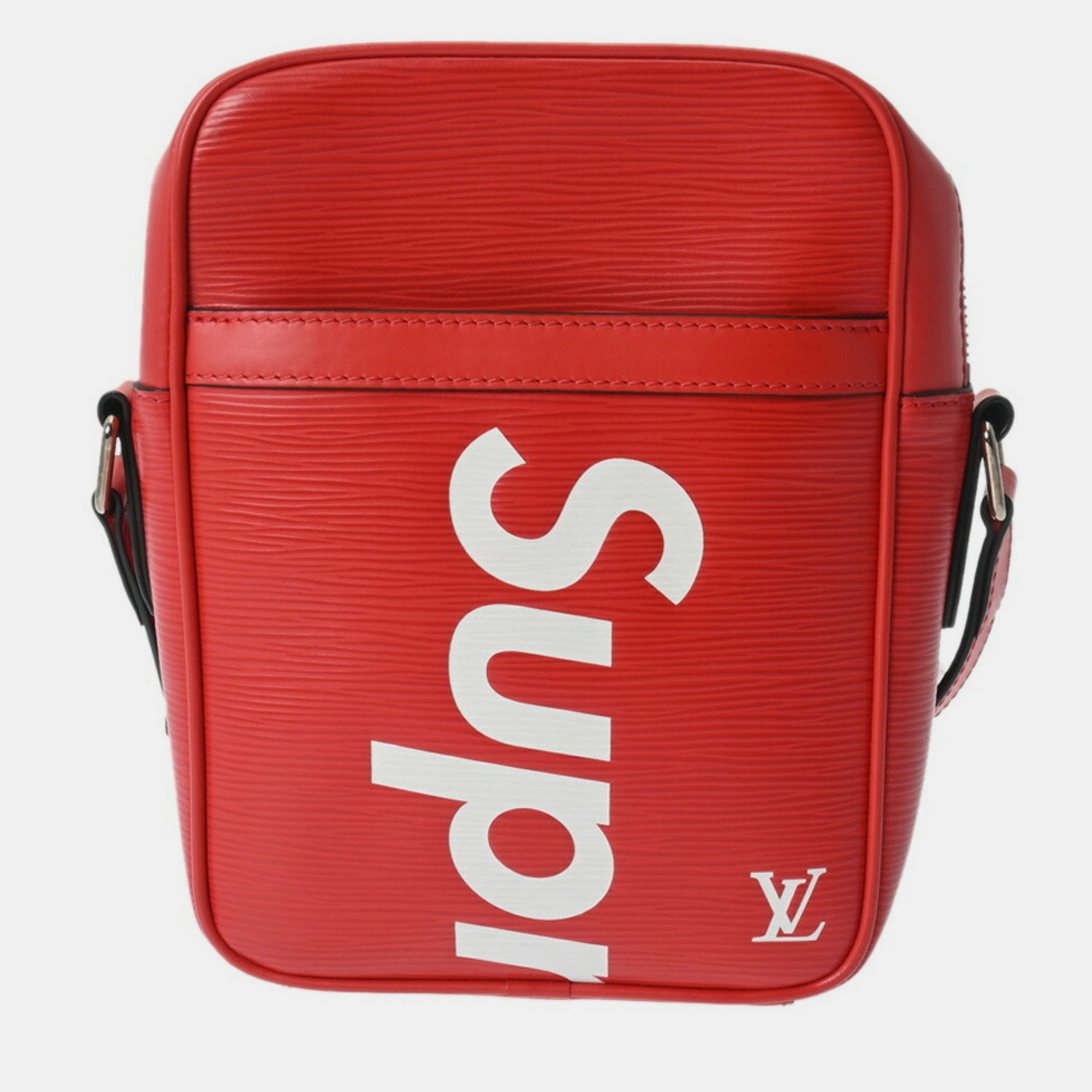 

Louis Vuitton Red/White Epi Leather Danube PM Shoulder Bag