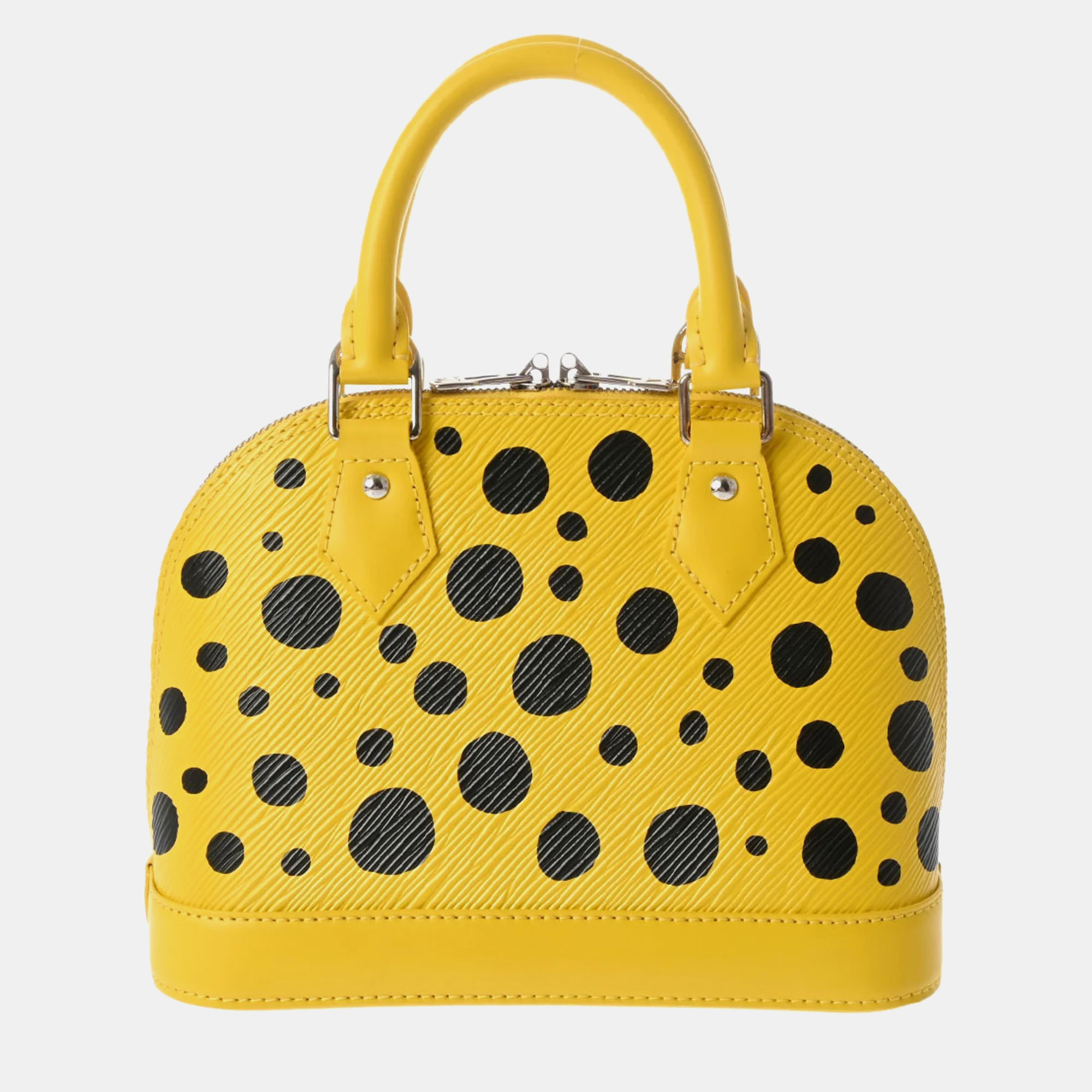 

Louis Vuitton Yellow Epi Leather Yayoi Kusama Infinity Dots Alma BB Satchel