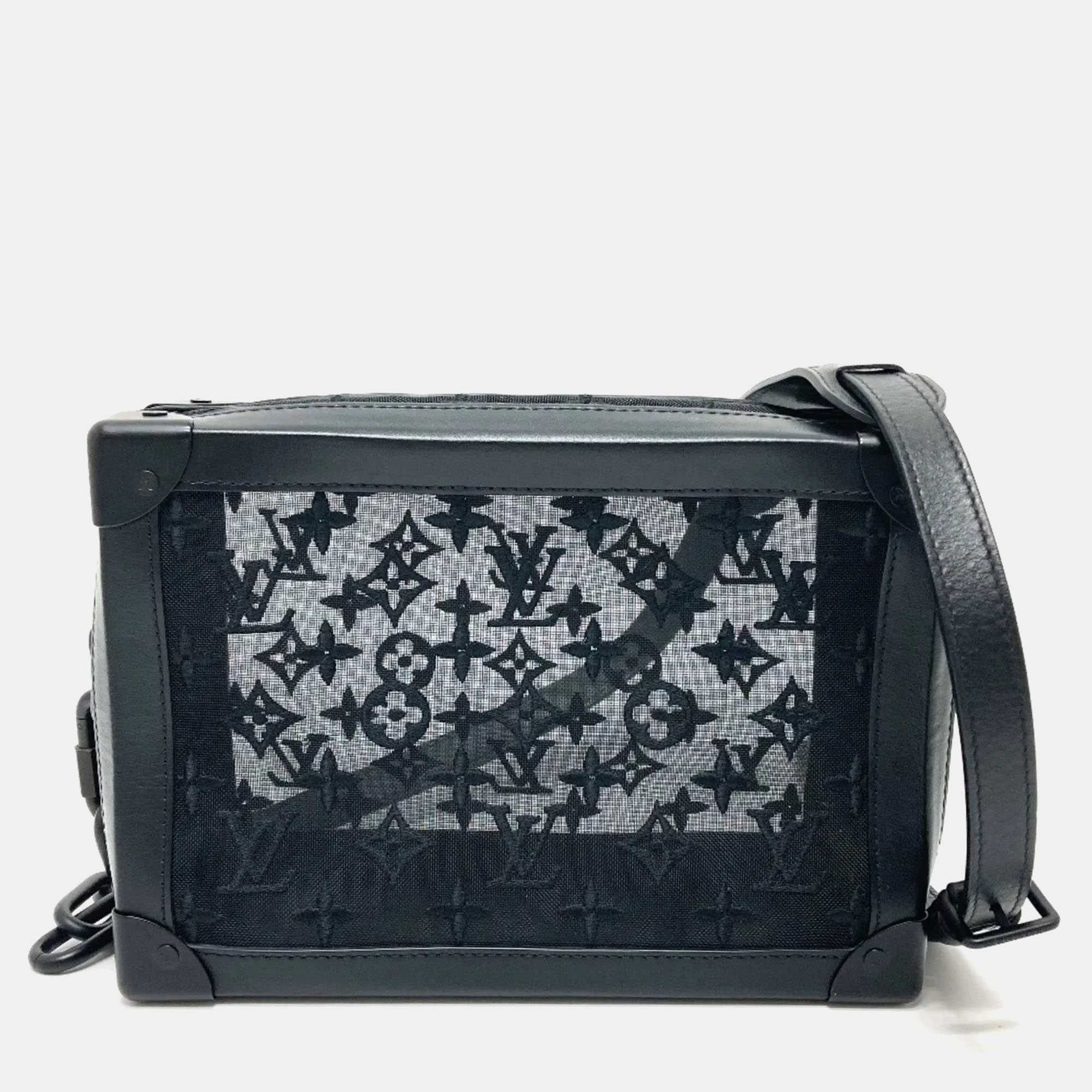 

Louis Vuitton Black Monogram Mesh Soft Trunk Shoulder Bag