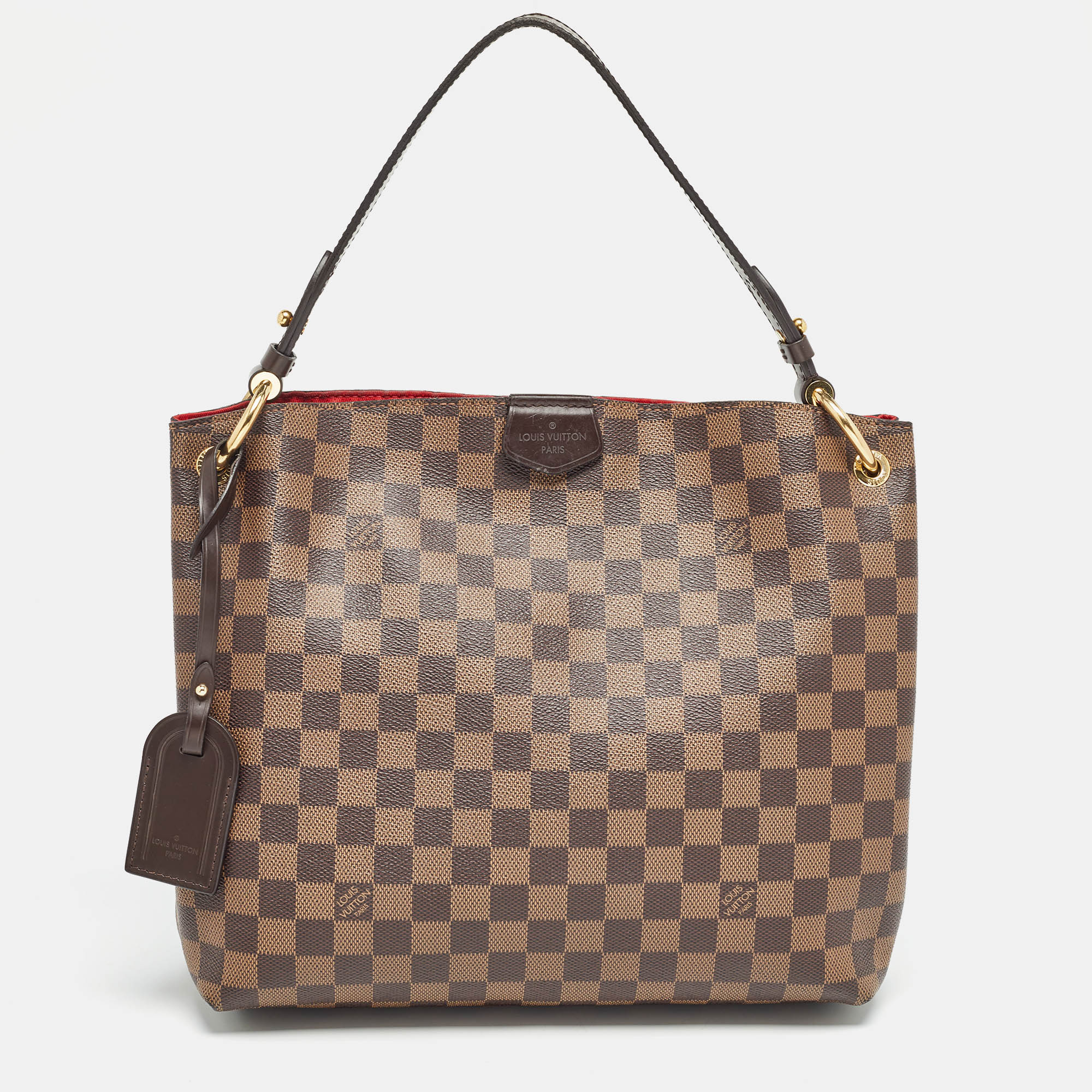 

Louis Vuitton Damier Ebene Graceful PM Bag, Brown