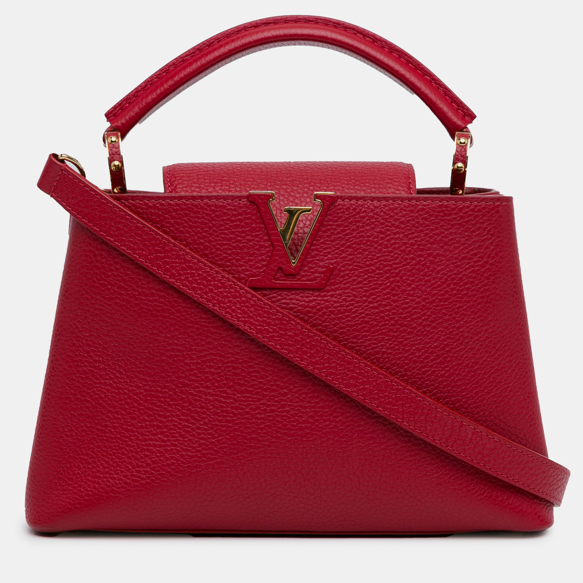 

Louis Vuitton Taurillon Capucines BB, Red