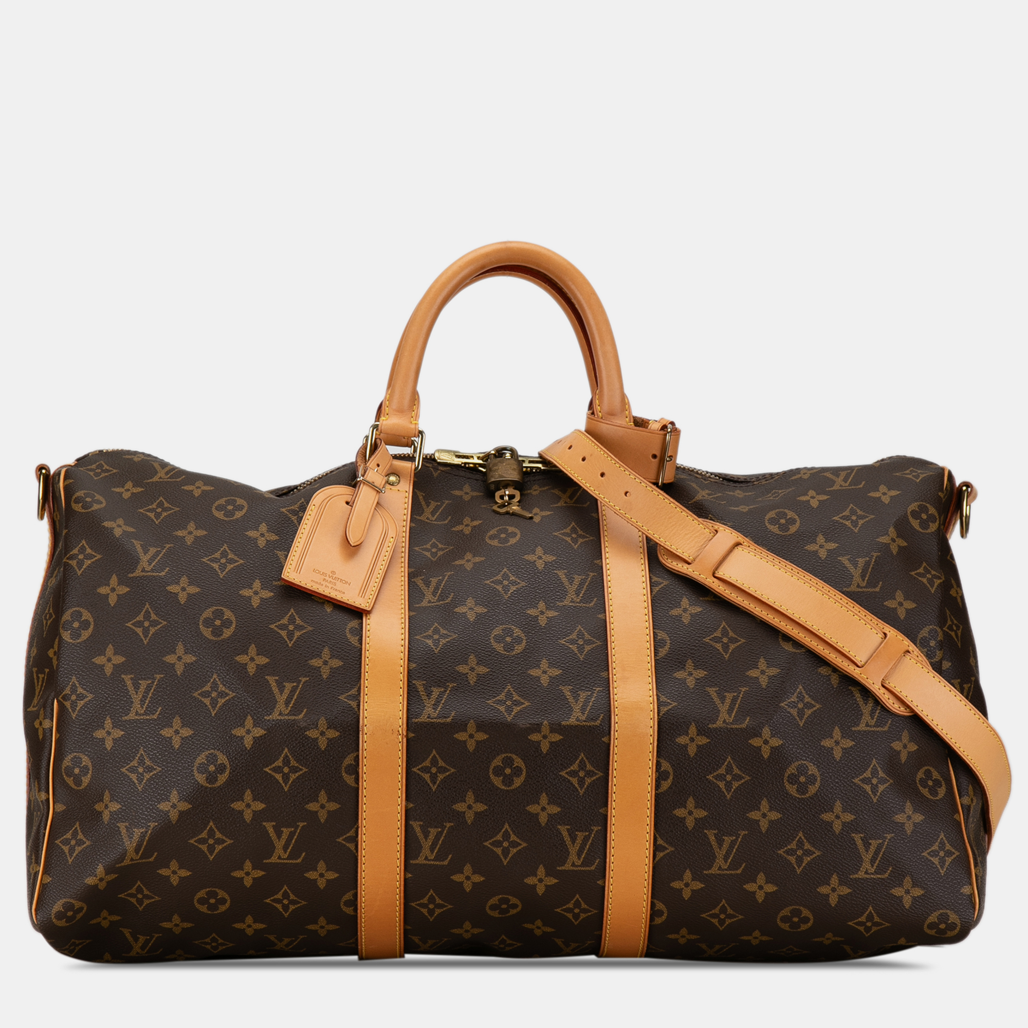 

Louis Vuitton Monogram Keepall Bandouliere 50 Bag, Brown