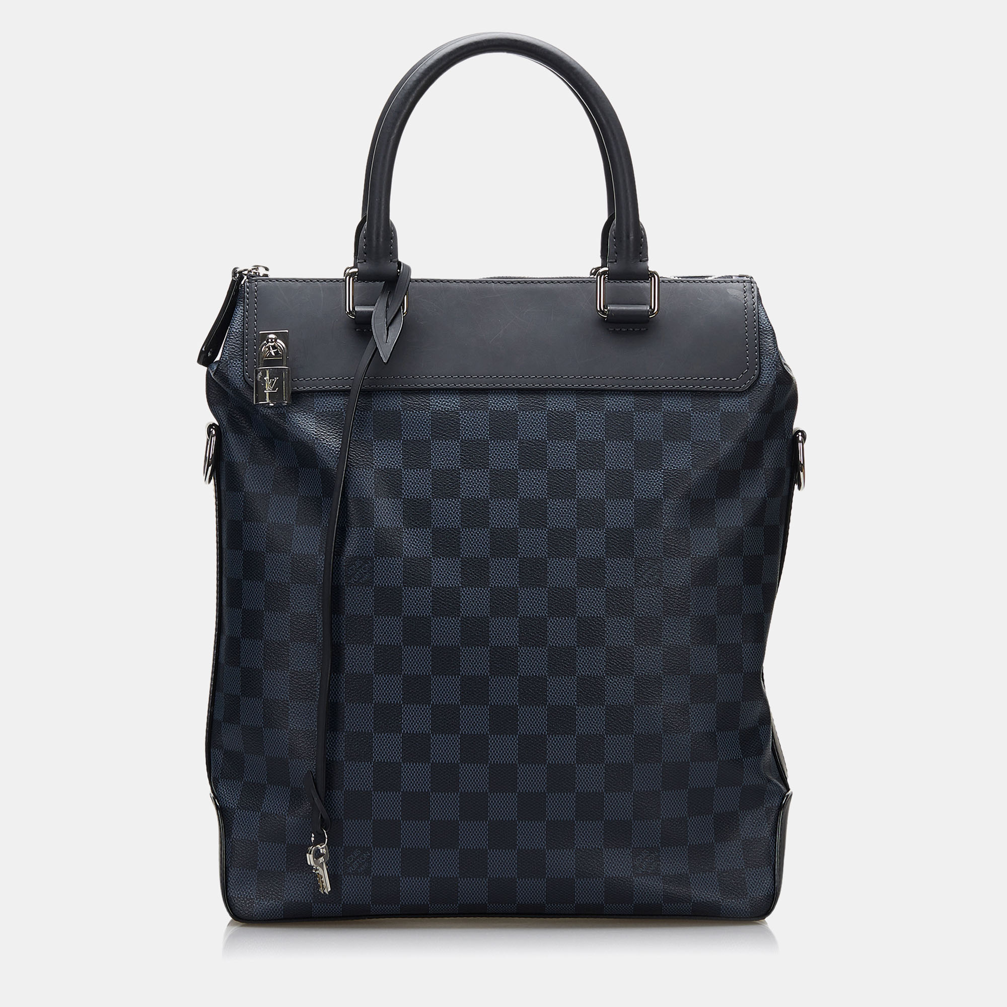 

Louis Vuitton Damier Cobalt Greenwich Tote, Navy blue